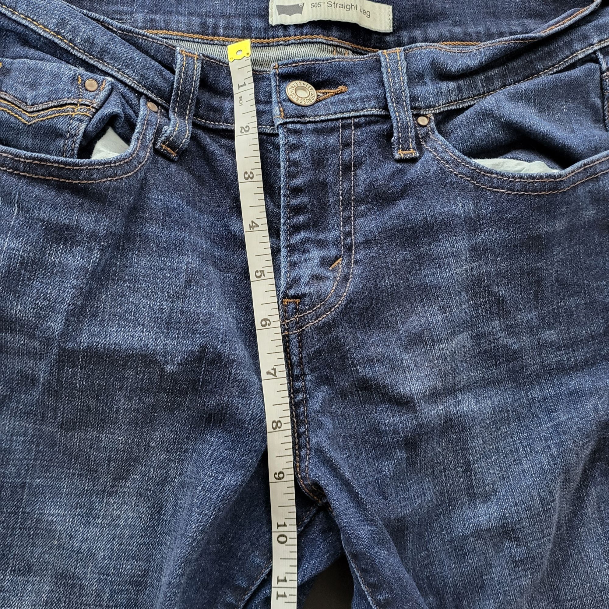 Levi's Levi's 505 Straight Leg Denim Blue Jeans Women's Size 27/30 Size 27" / US 4 / IT 40 - 9 Thumbnail