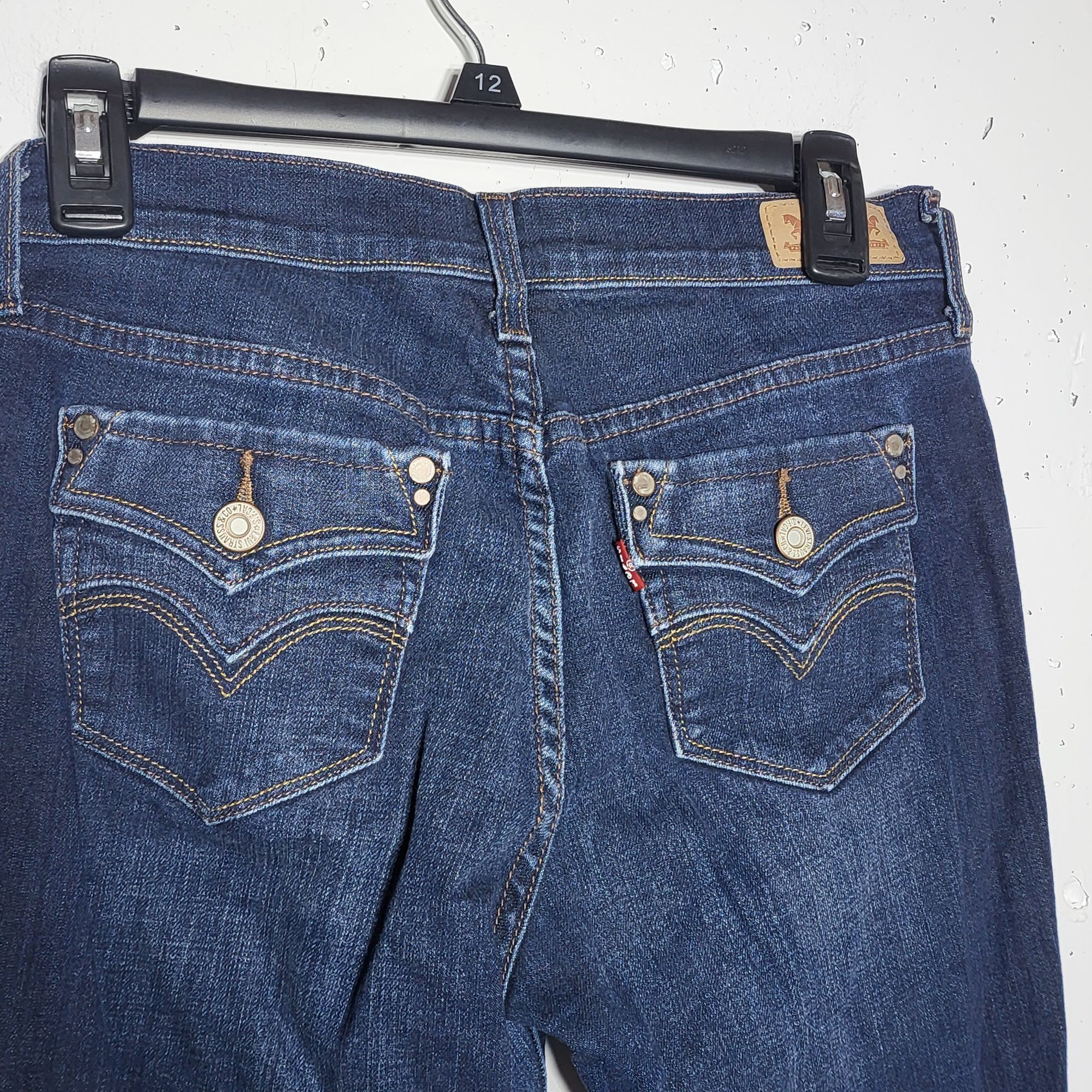 Levi's Levi's 505 Straight Leg Denim Blue Jeans Women's Size 27/30 Size 27" / US 4 / IT 40 - 5 Thumbnail