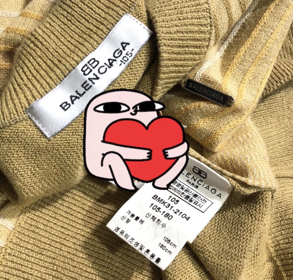 Balenciaga × Vintage Vintage Vest Knitwear Balenciaga Paris V Neck Size US L / EU 52-54 / 3 - 3 Thumbnail