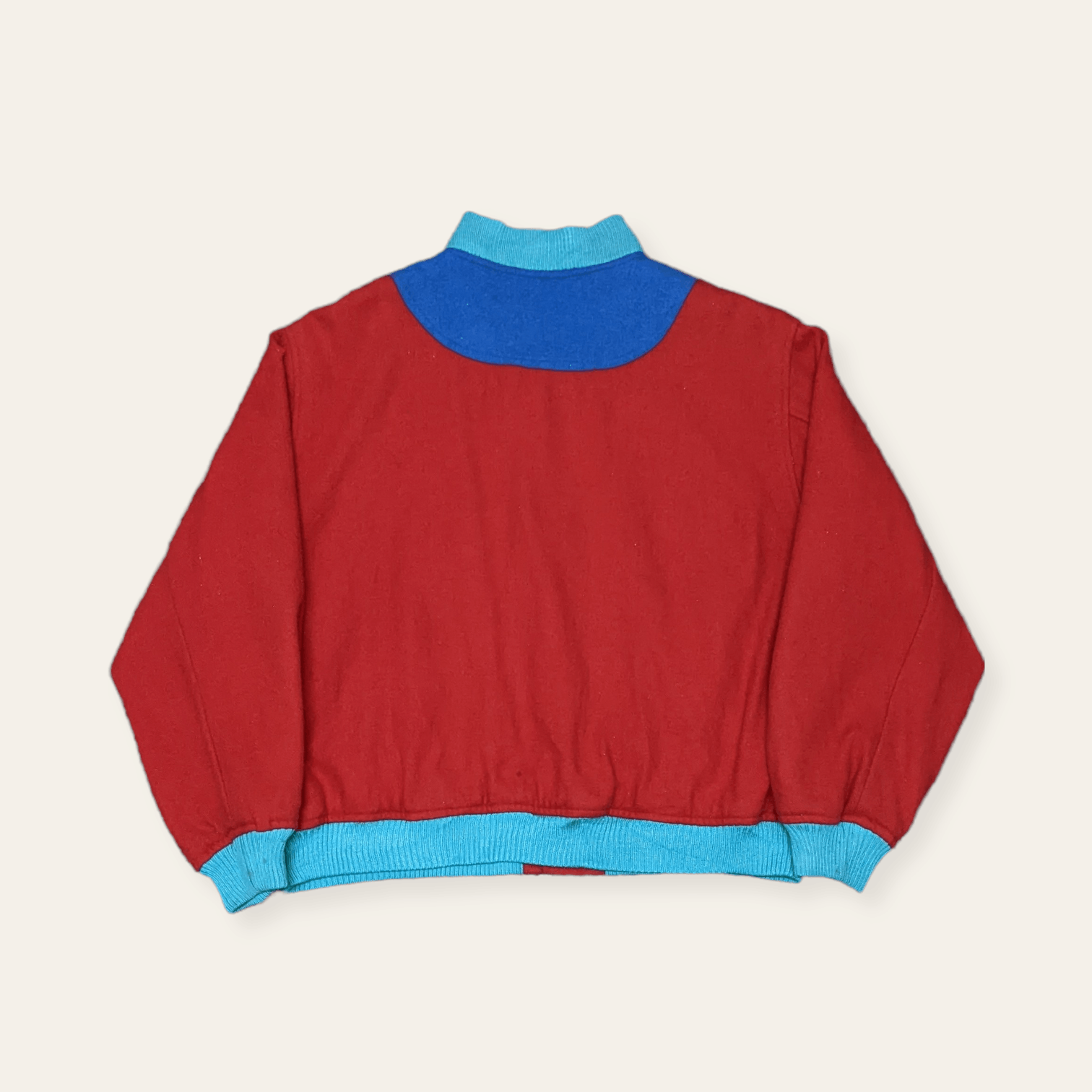 Japanese Brand × Vintage Vintage 90s Japanese Brand Sanlui An Riru Varsity Jacket Size US S / EU 44-46 / 1 - 2 Thumbnail
