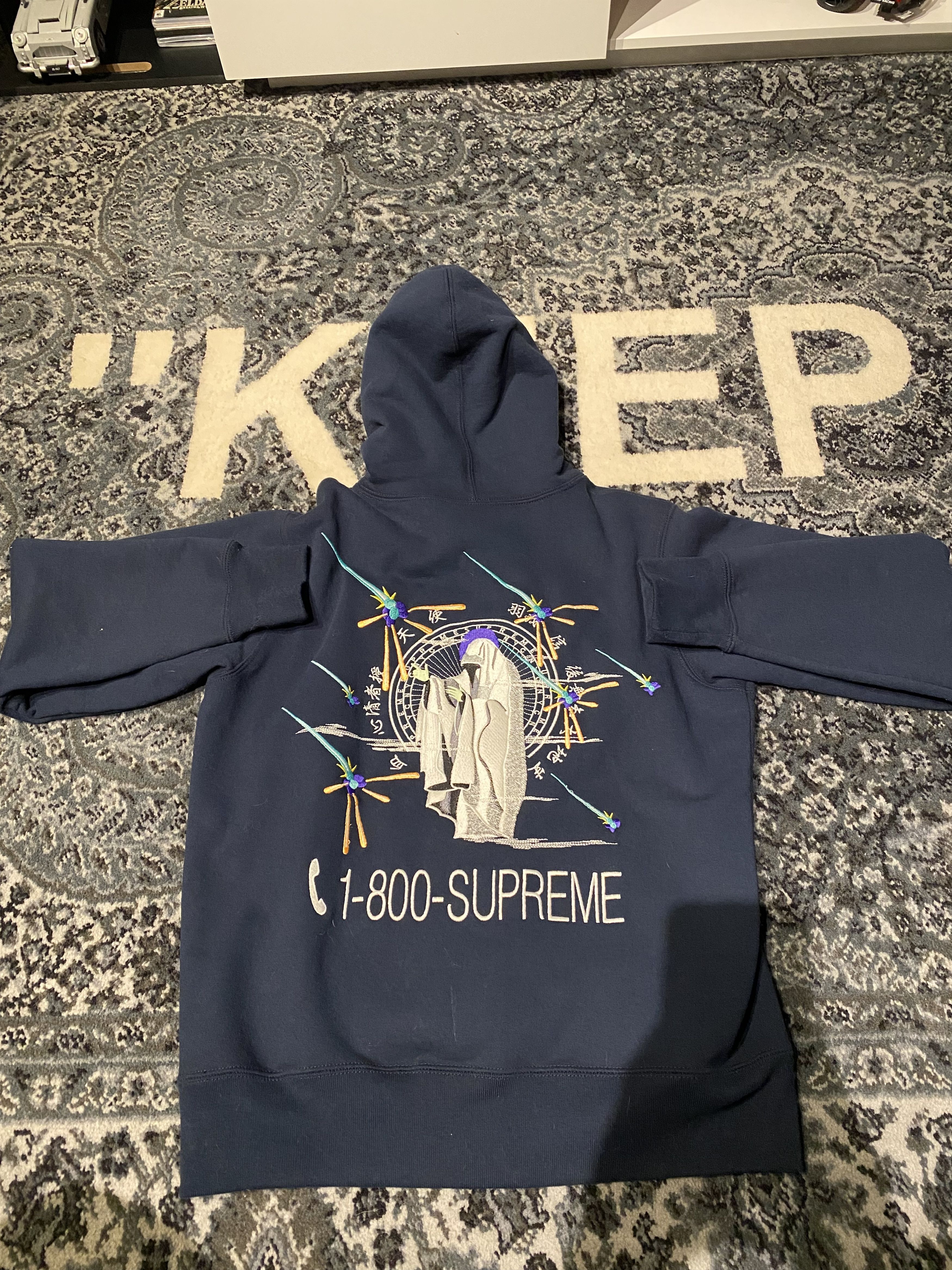 Supreme 1-800 Hooded Sweatshirt small-