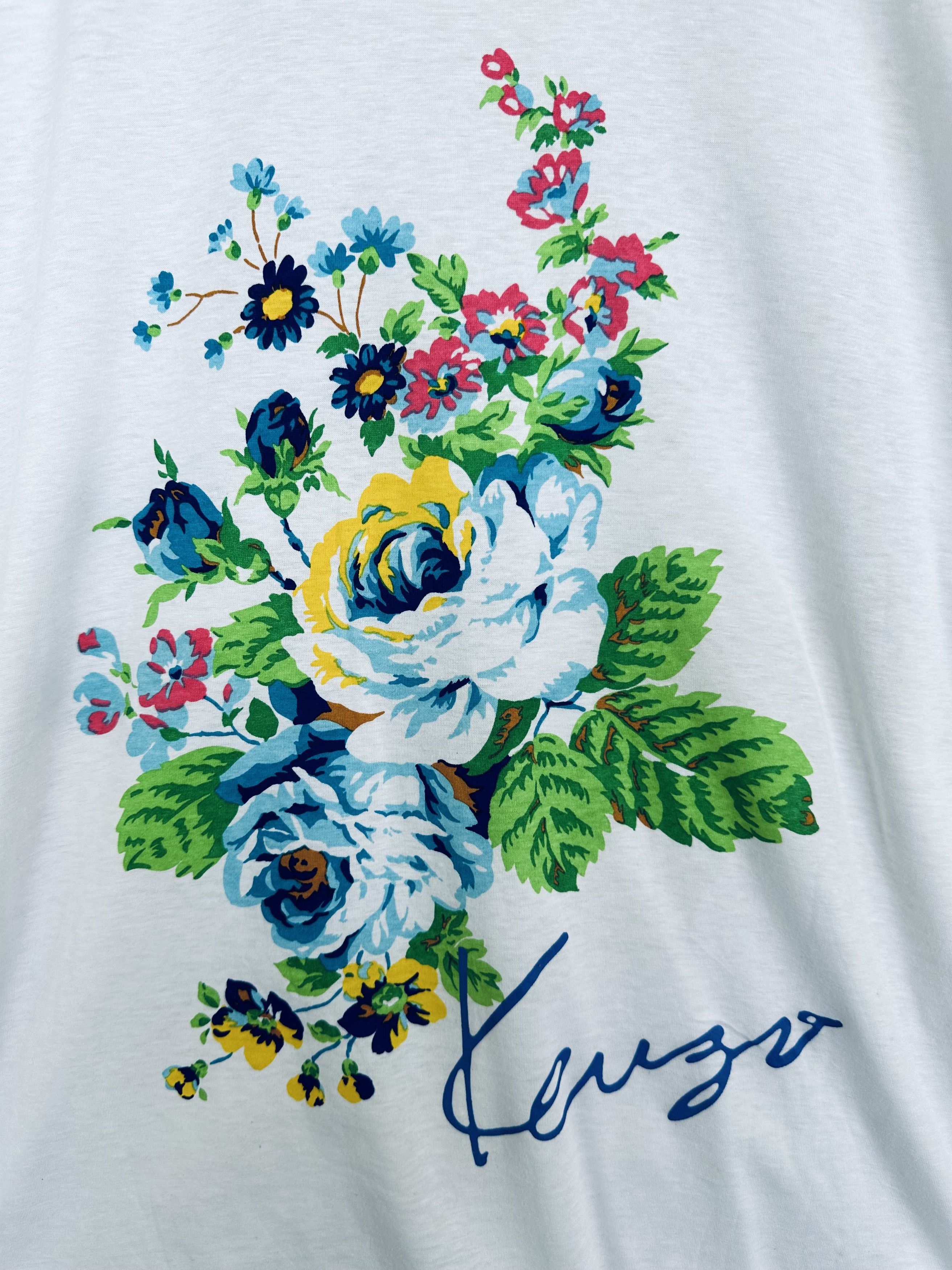 Kenzo Vintage Kenzo Floral Promo Longsleeve T-Shirt Size M / US 6-8 / IT 42-44 - 3 Thumbnail