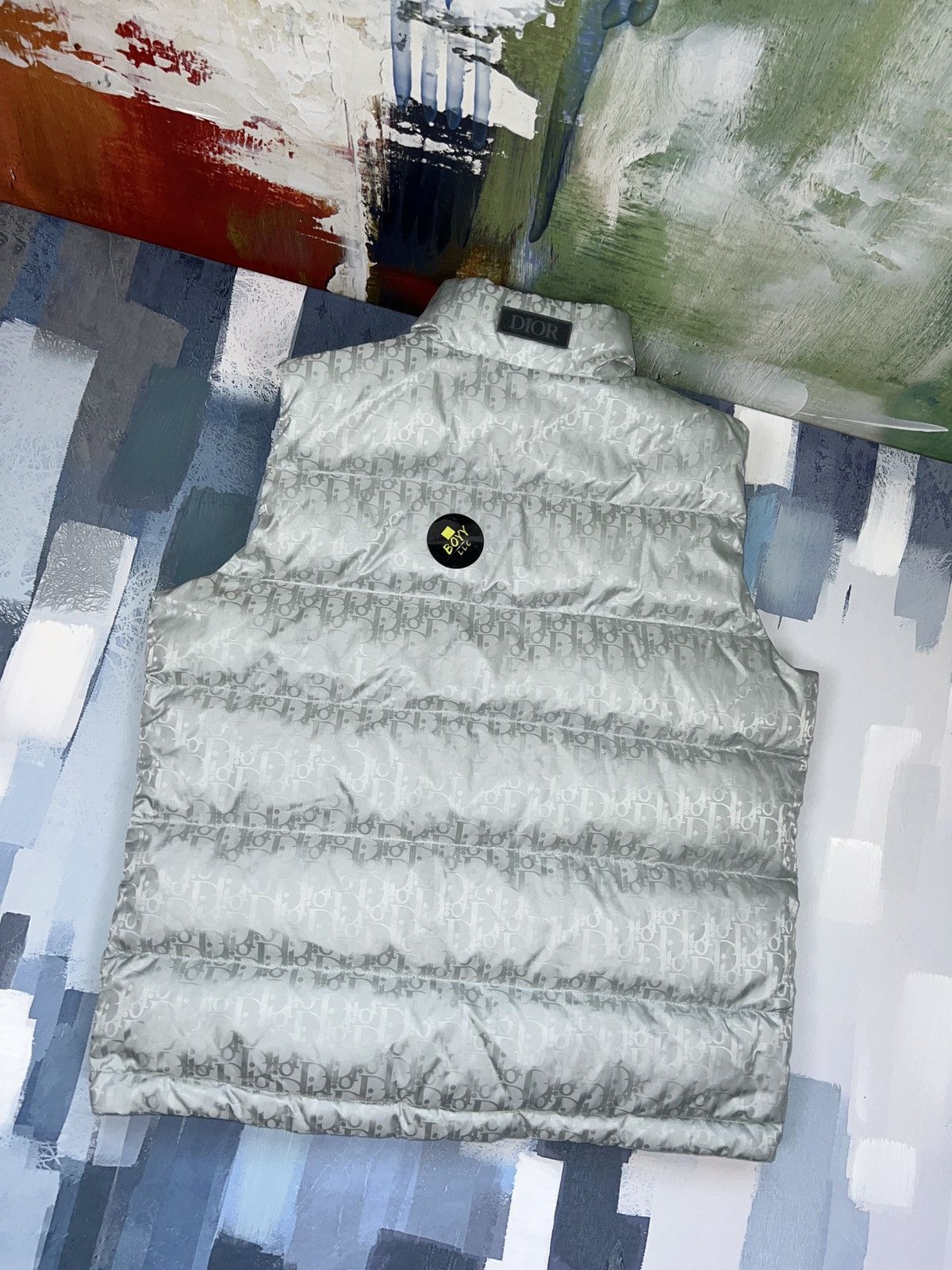 dior nike sweatshirt upside down