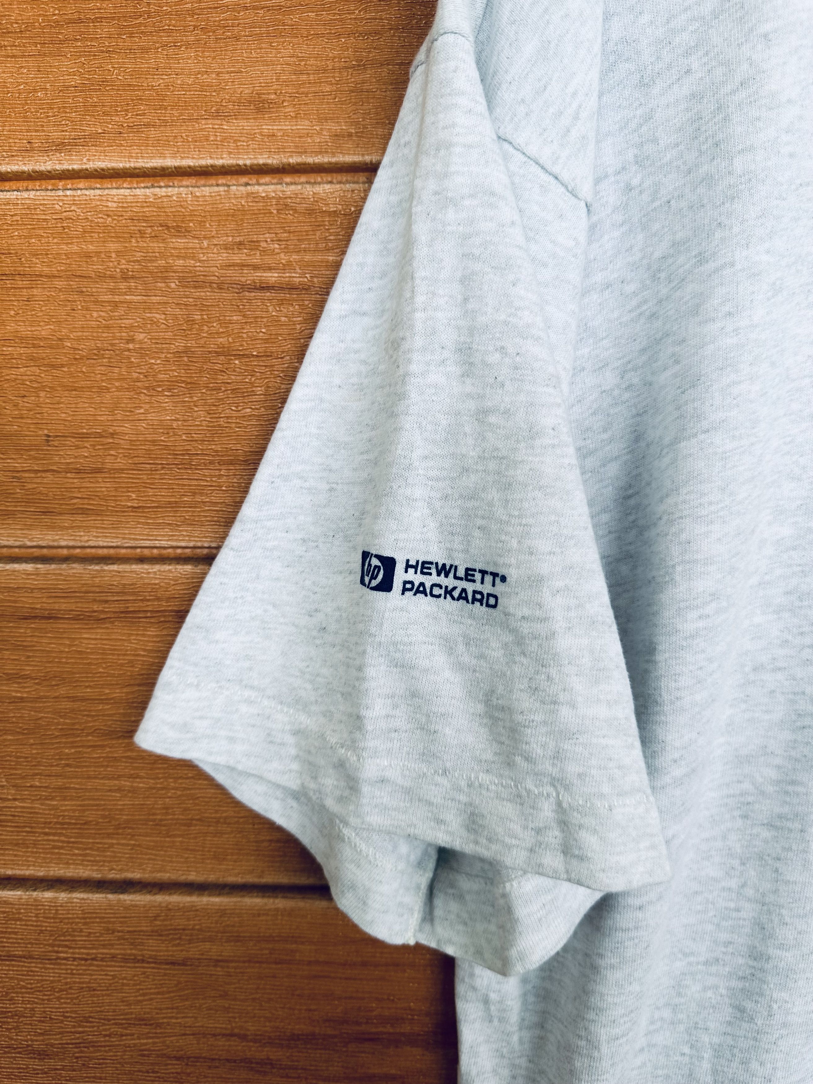 Apple Vintage 90s Hewlett Packard Promo T-Shirt Size US L / EU 52-54 / 3 - 4 Thumbnail
