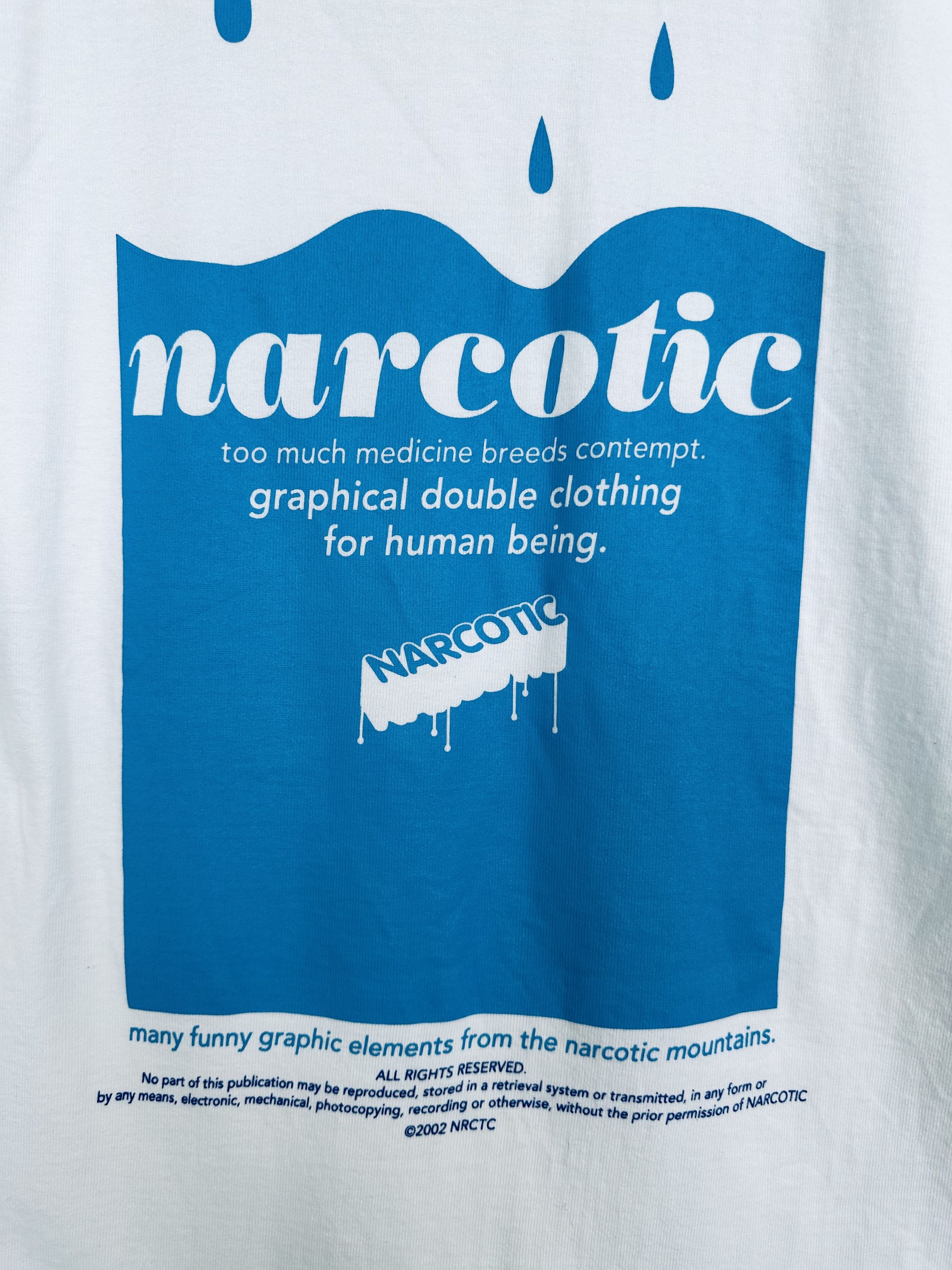 Narcotic GDC Vtg 2002 Narcotic Japan Heavy Cotton T-Shirt Size US M / EU 48-50 / 2 - 9 Thumbnail