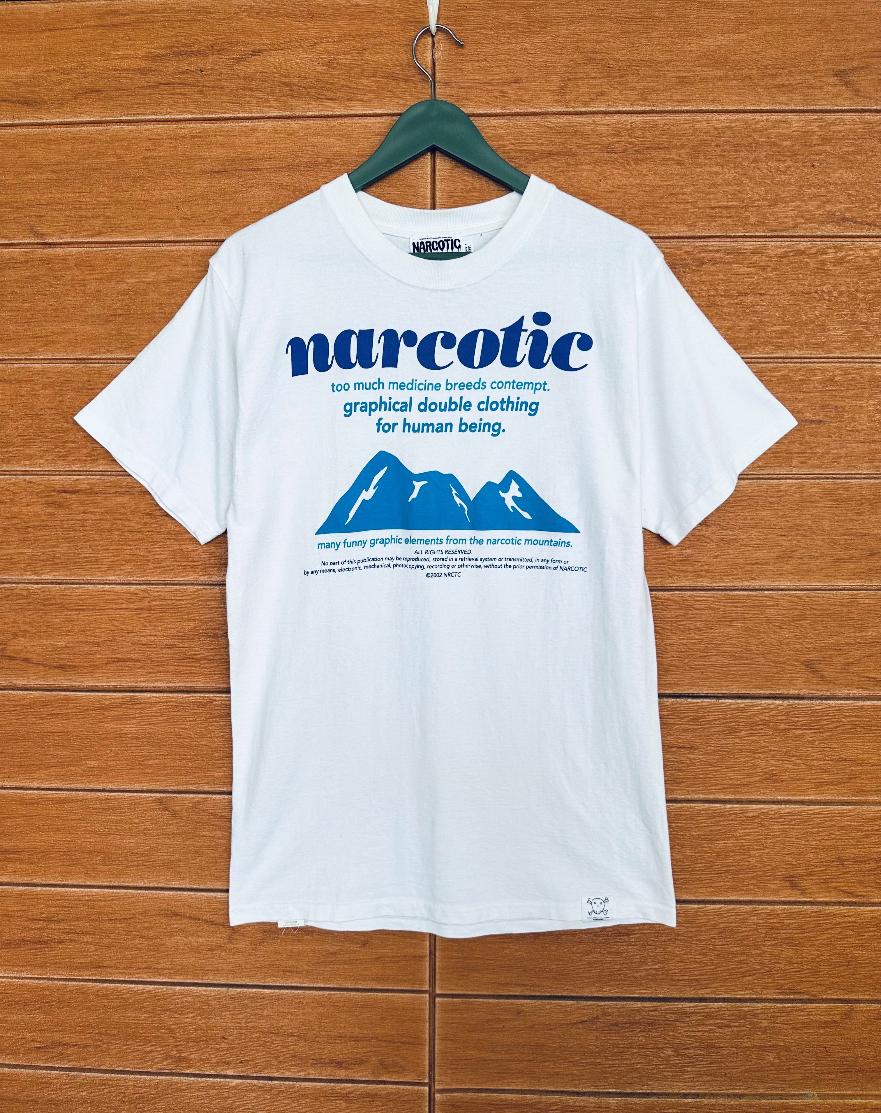 Narcotic GDC Vtg 2002 Narcotic Japan Heavy Cotton T-Shirt Size US M / EU 48-50 / 2 - 2 Thumbnail