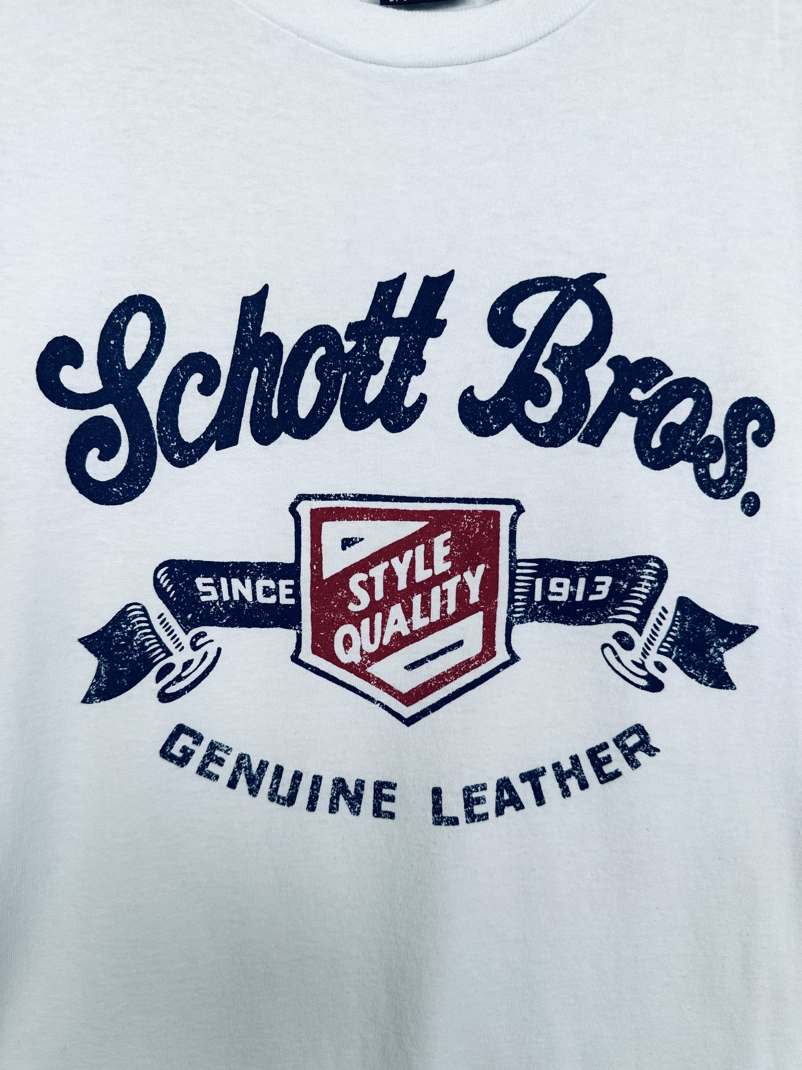 Schott Vintage 90s Schott N.Y.C T-Shirt Size US M / EU 48-50 / 2 - 3 Thumbnail