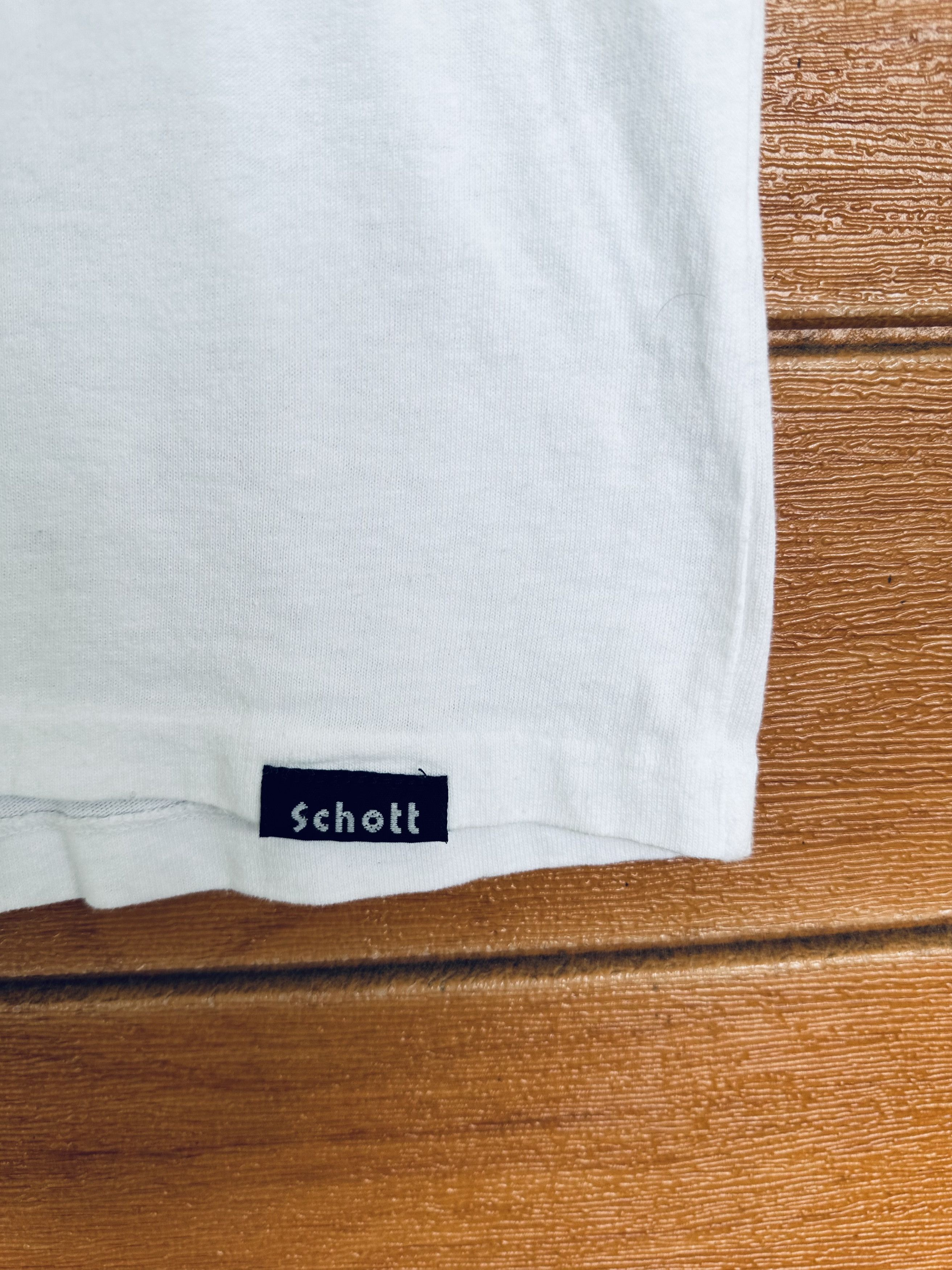Schott Vintage 90s Schott N.Y.C T-Shirt Size US M / EU 48-50 / 2 - 4 Thumbnail