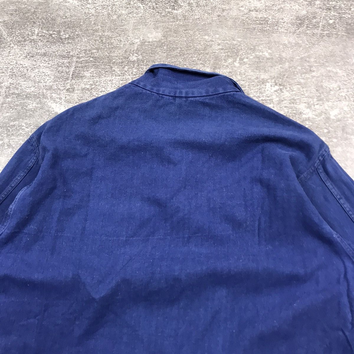 Vintage Vintage 90’s Distressed Worker Denim Jacket Size US M / EU 48-50 / 2 - 12 Thumbnail