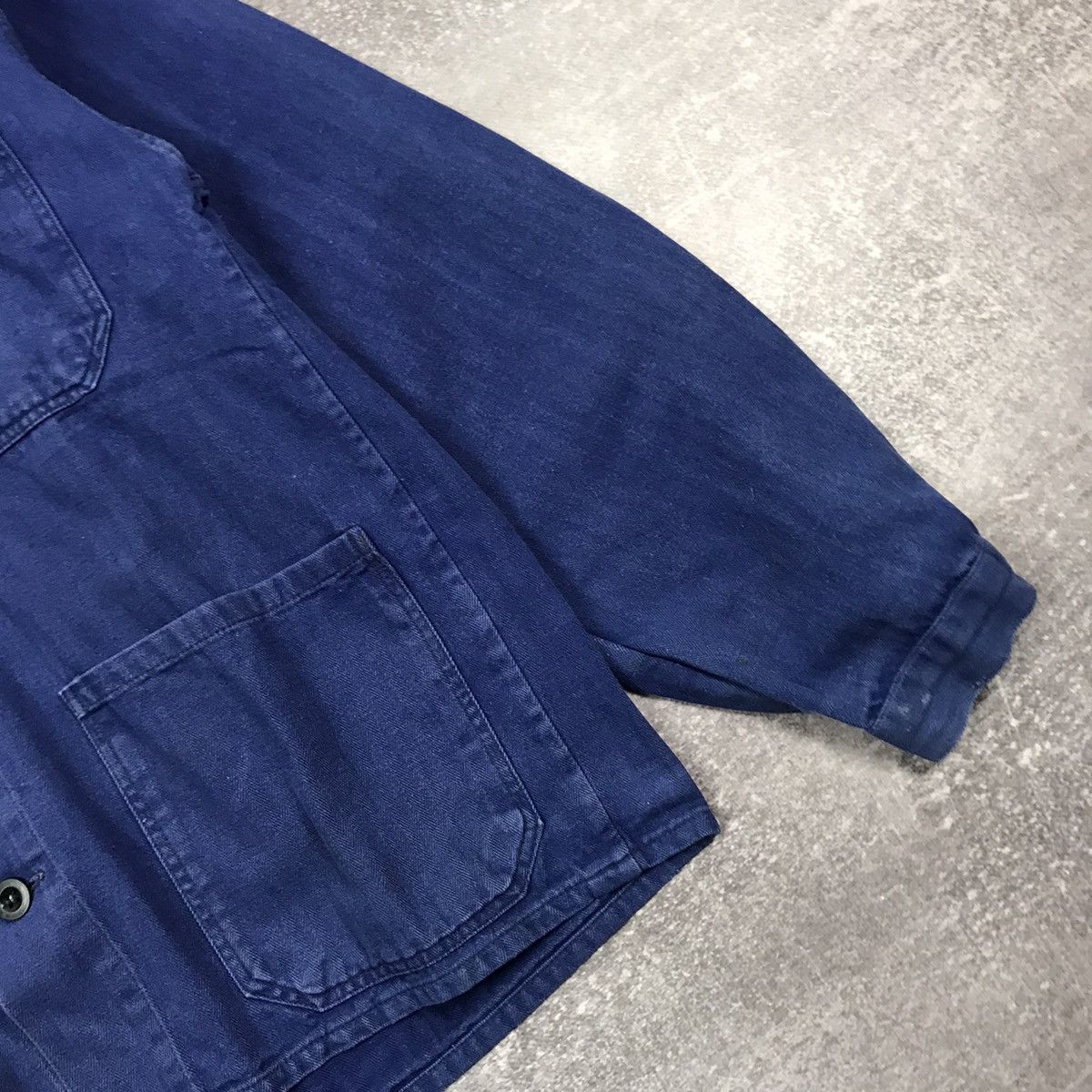 Vintage Vintage 90’s Distressed Worker Denim Jacket Size US M / EU 48-50 / 2 - 5 Thumbnail