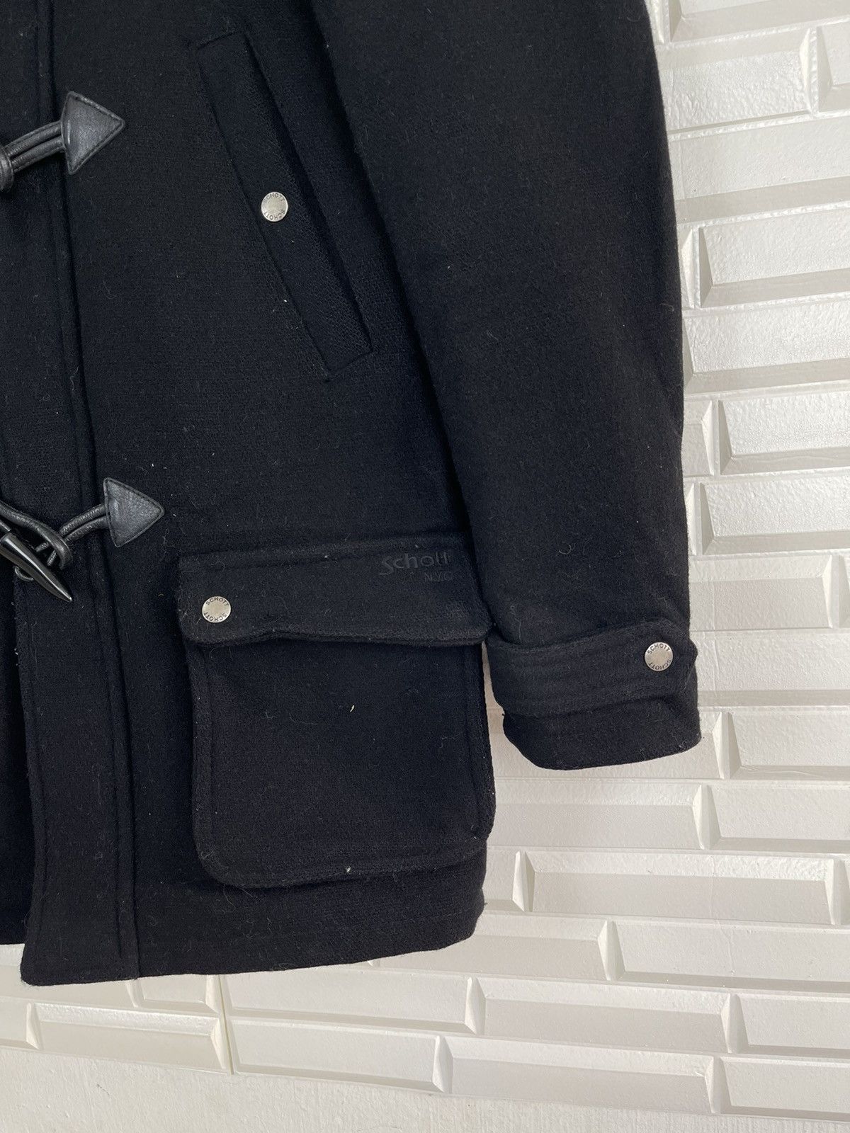 Schott Winter ☃️🥶 SCHOTT NYC Duffle Coat Wool Hoodie Size US S / EU 44-46 / 1 - 5 Thumbnail