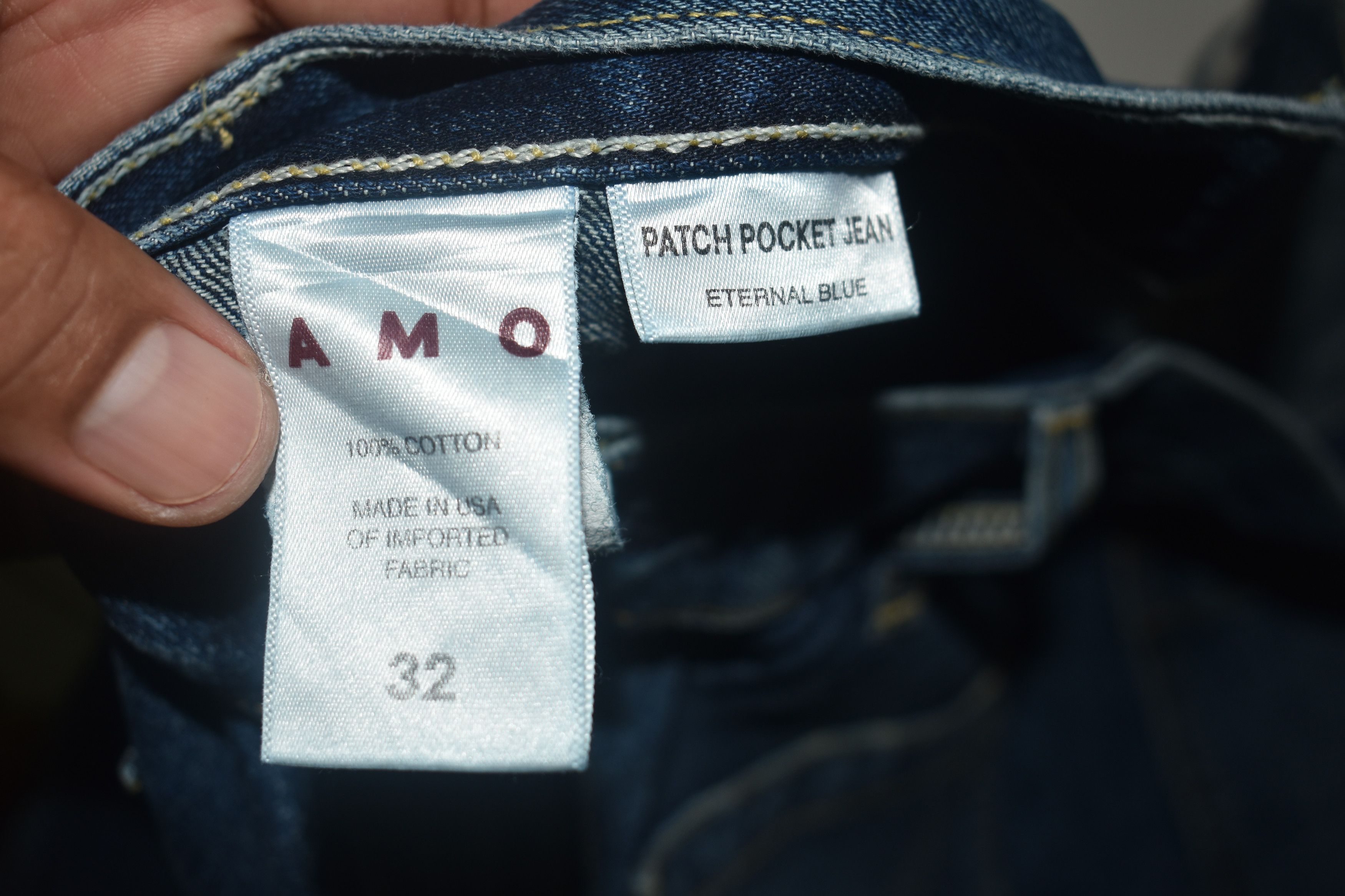 Japanese Brand BAGGY WIDE LEG 🔥 DENIM AMO JAPANESE BRAND Size US 32 / EU 48 - 5 Thumbnail