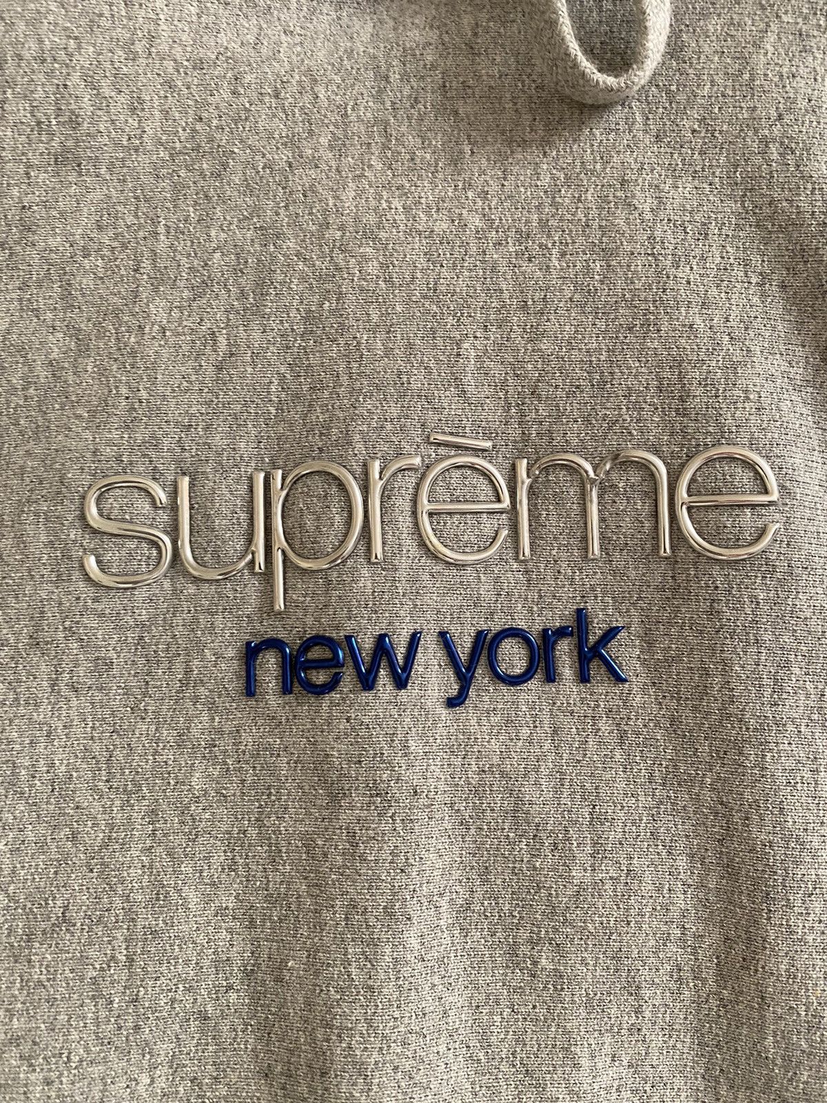 Supreme Chrome Classic Logo Hoodie | Grailed