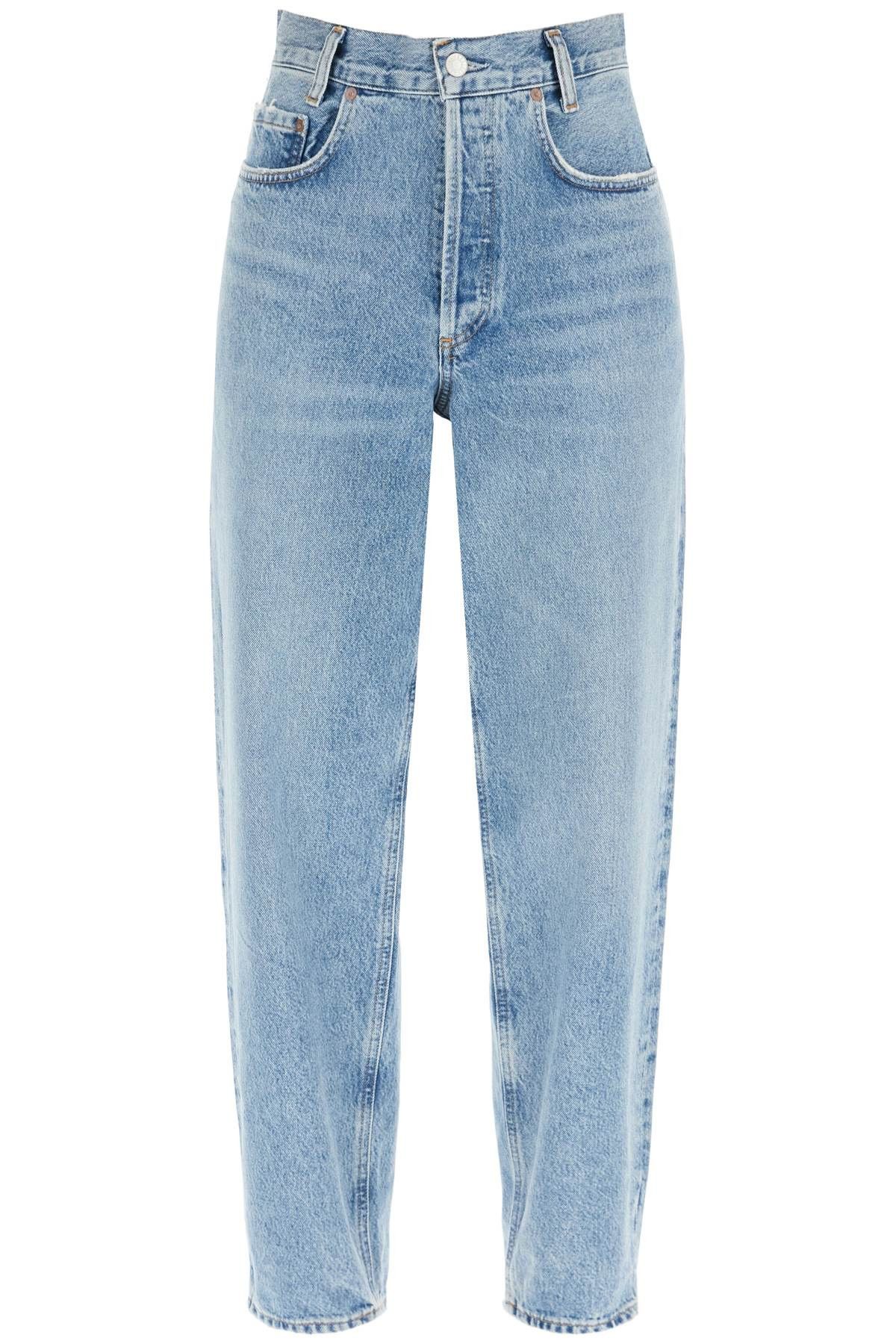 agolde belted baggy jeans
