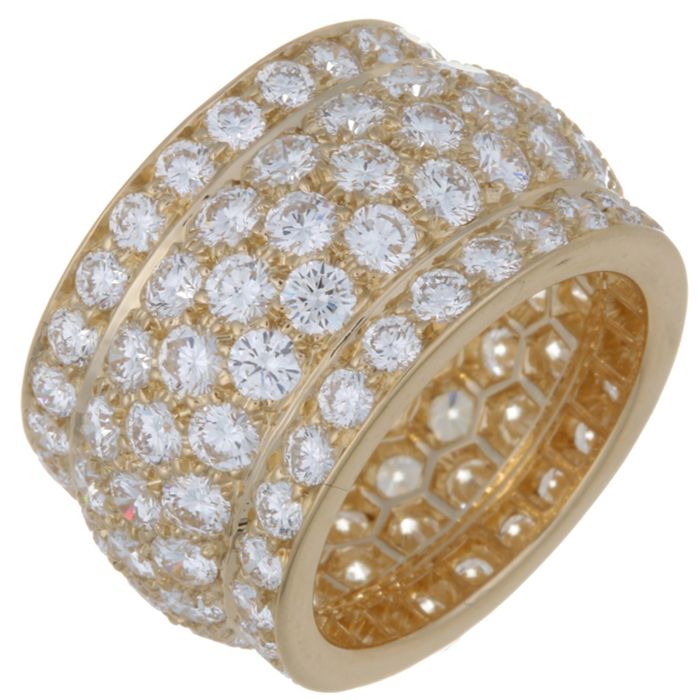 Cartier Cartier Nigeria Diamond Ladies Ring/Ring 750 Yellow Gold | Grailed