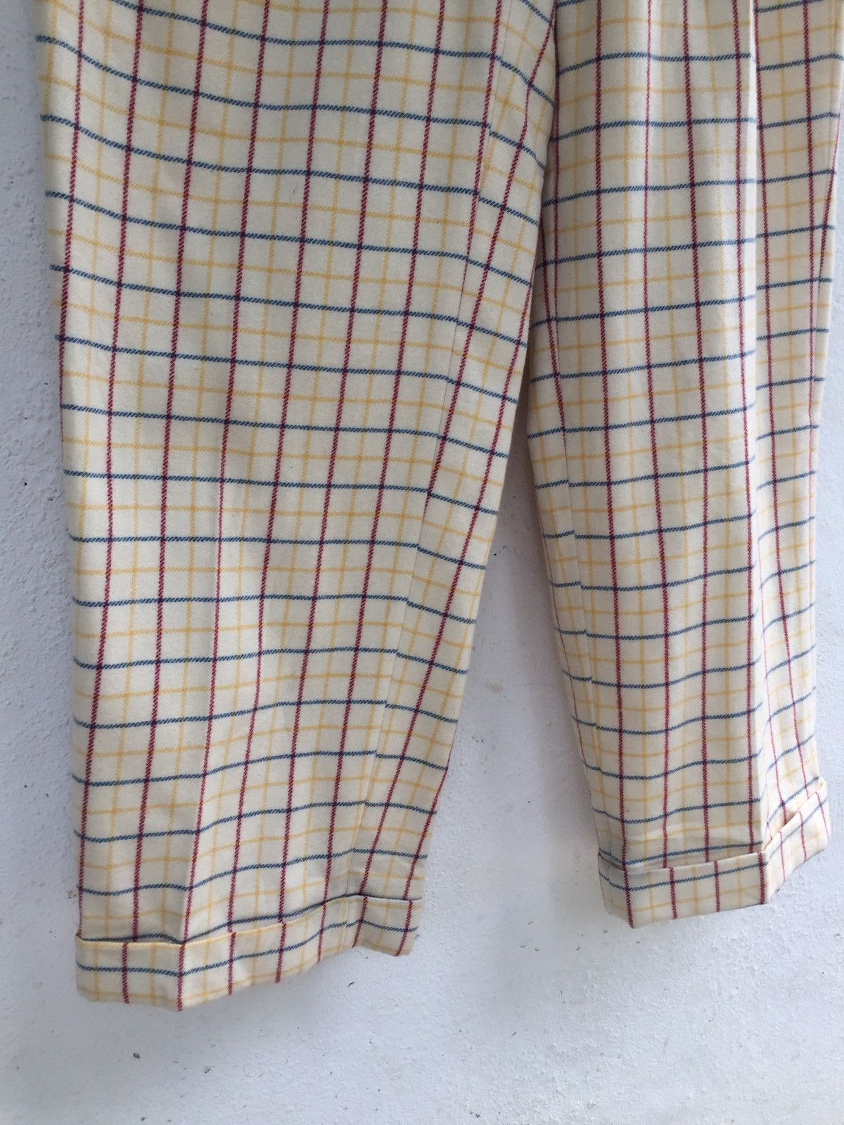 ABAHOUSE A.H GREEN CHECK CASUAL PANTS Size US 30 / EU 46 - 3 Thumbnail