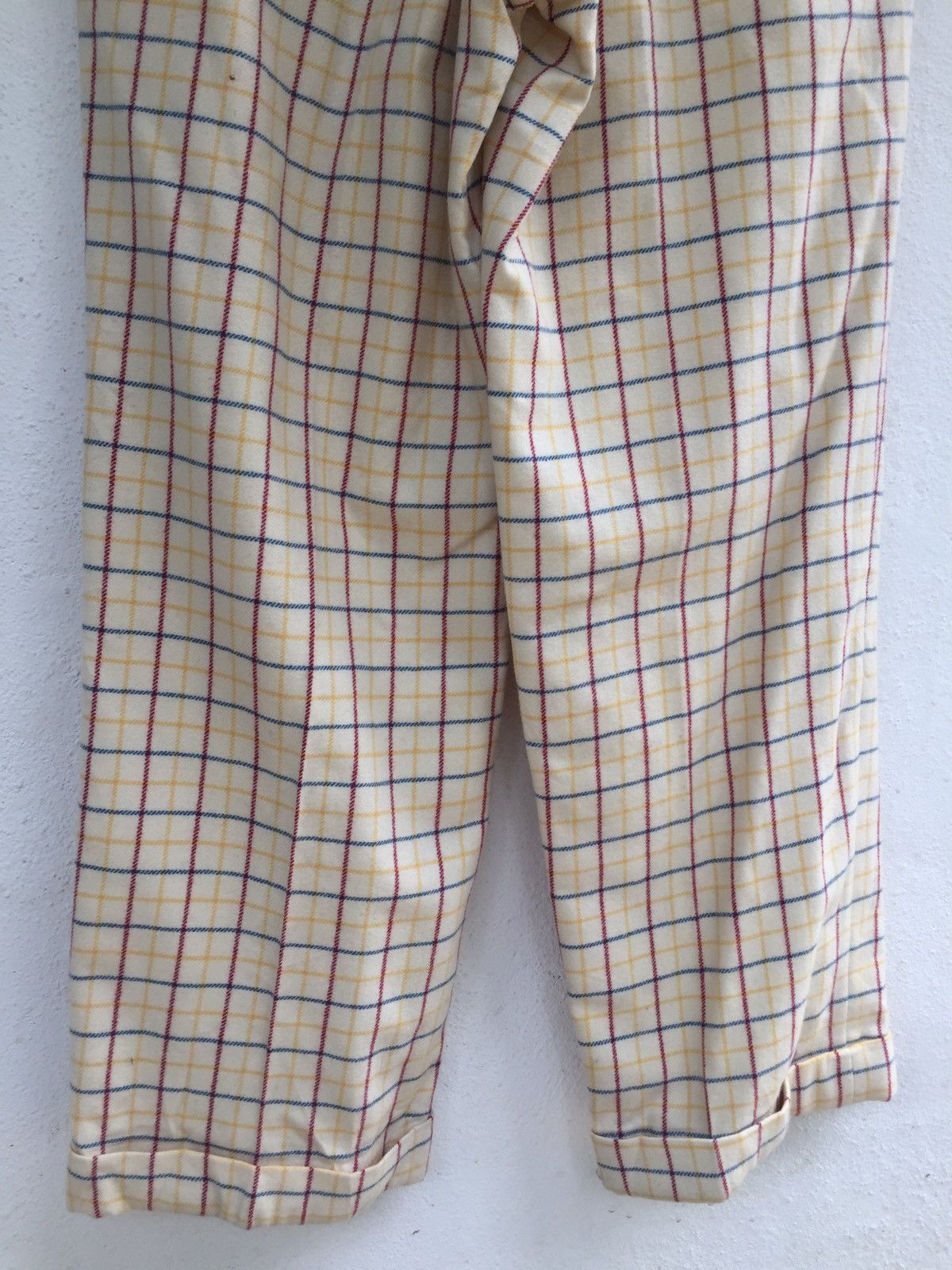 ABAHOUSE A.H GREEN CHECK CASUAL PANTS Size US 30 / EU 46 - 6 Thumbnail