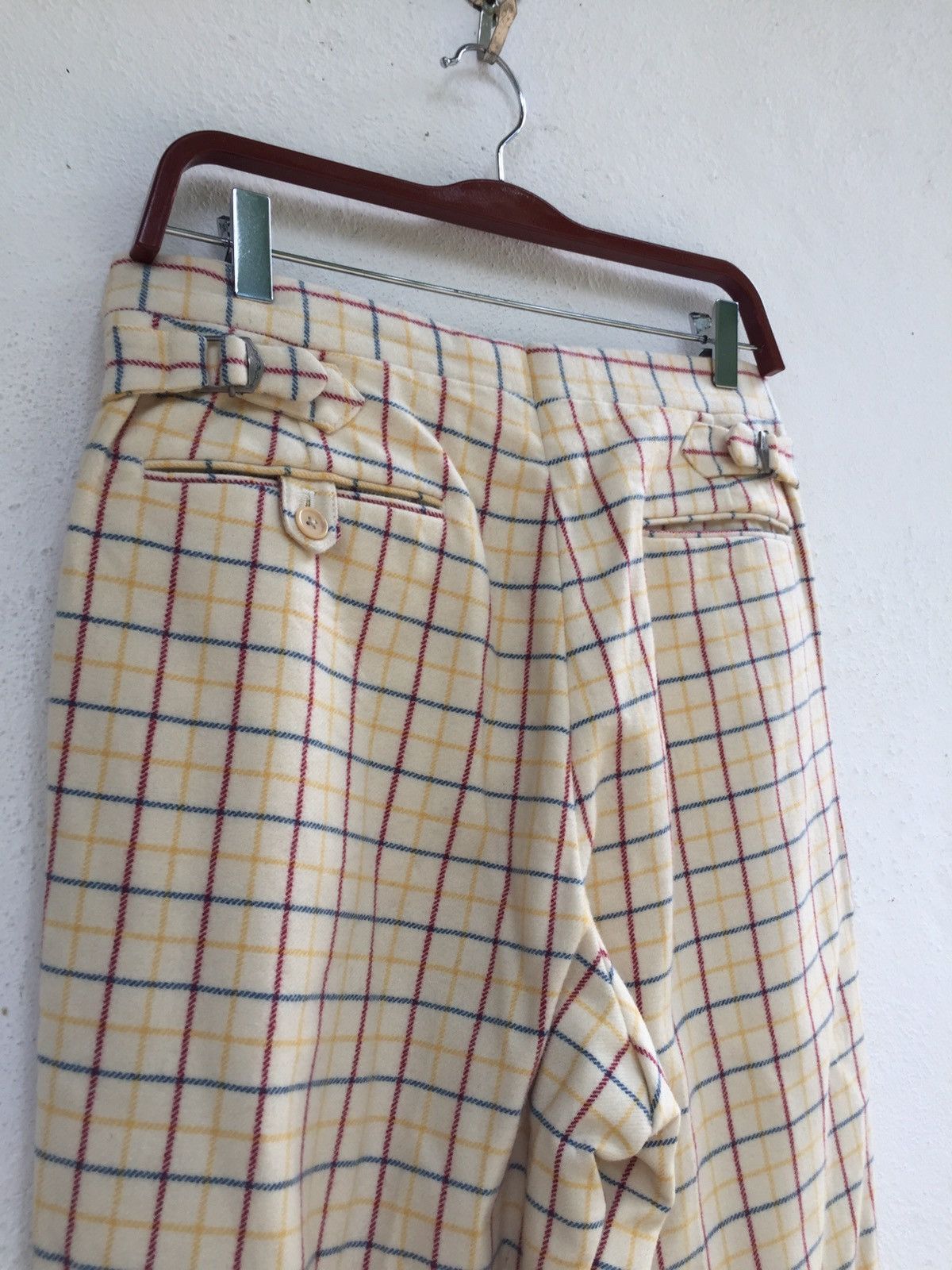 ABAHOUSE A.H GREEN CHECK CASUAL PANTS Size US 30 / EU 46 - 7 Thumbnail