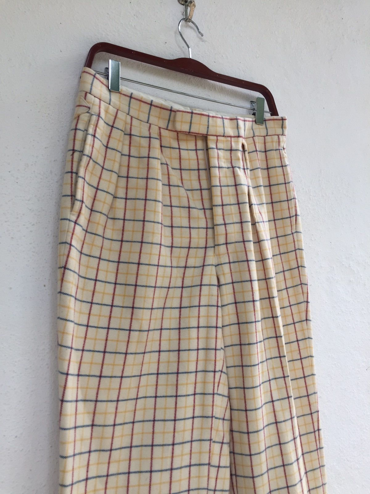 ABAHOUSE A.H GREEN CHECK CASUAL PANTS Size US 30 / EU 46 - 4 Thumbnail