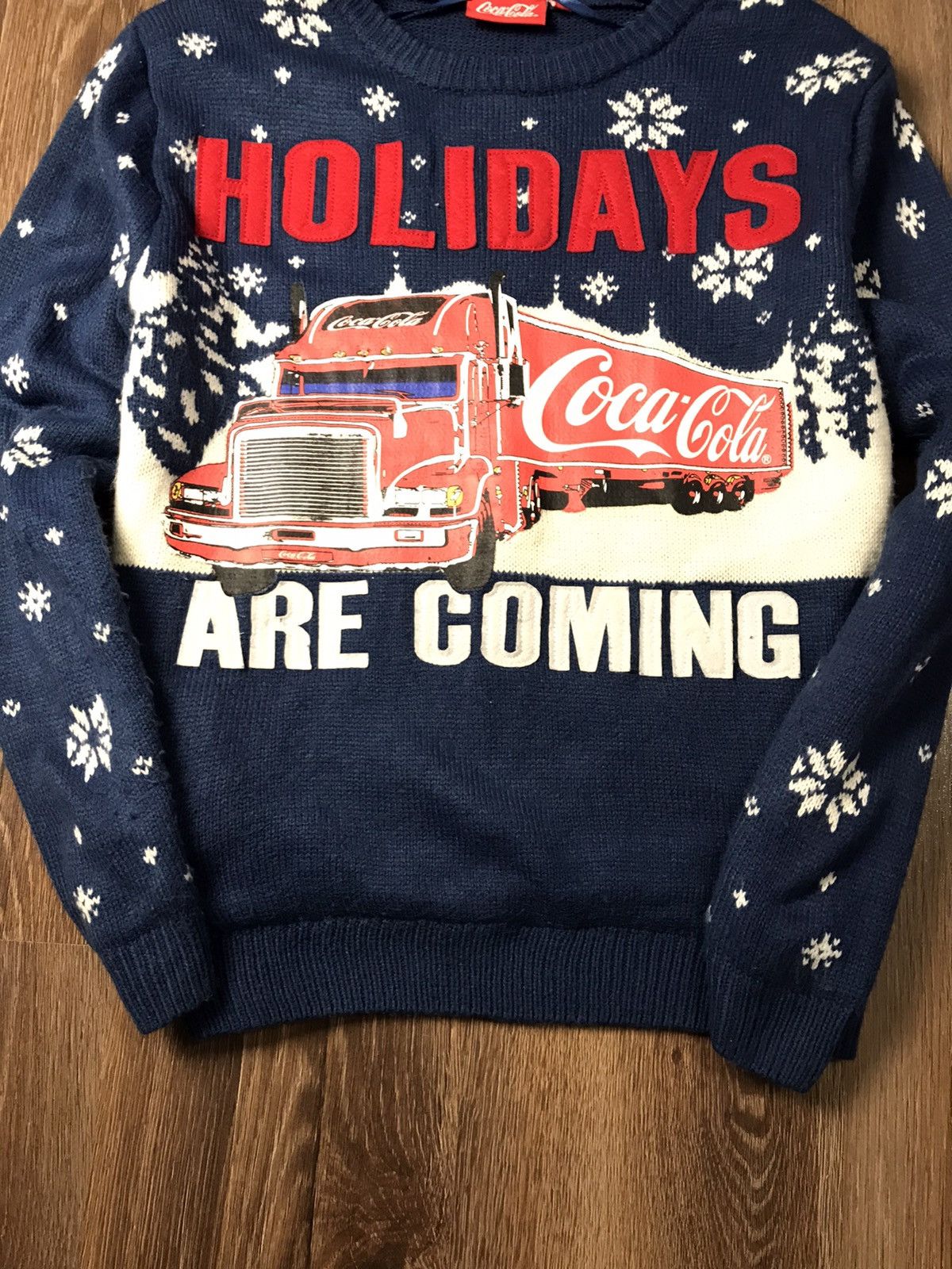 Coca Cola × Other × Vintage Vintage Coca-Cola knitwear Sweater Christmas Size US S / EU 44-46 / 1 - 3 Thumbnail