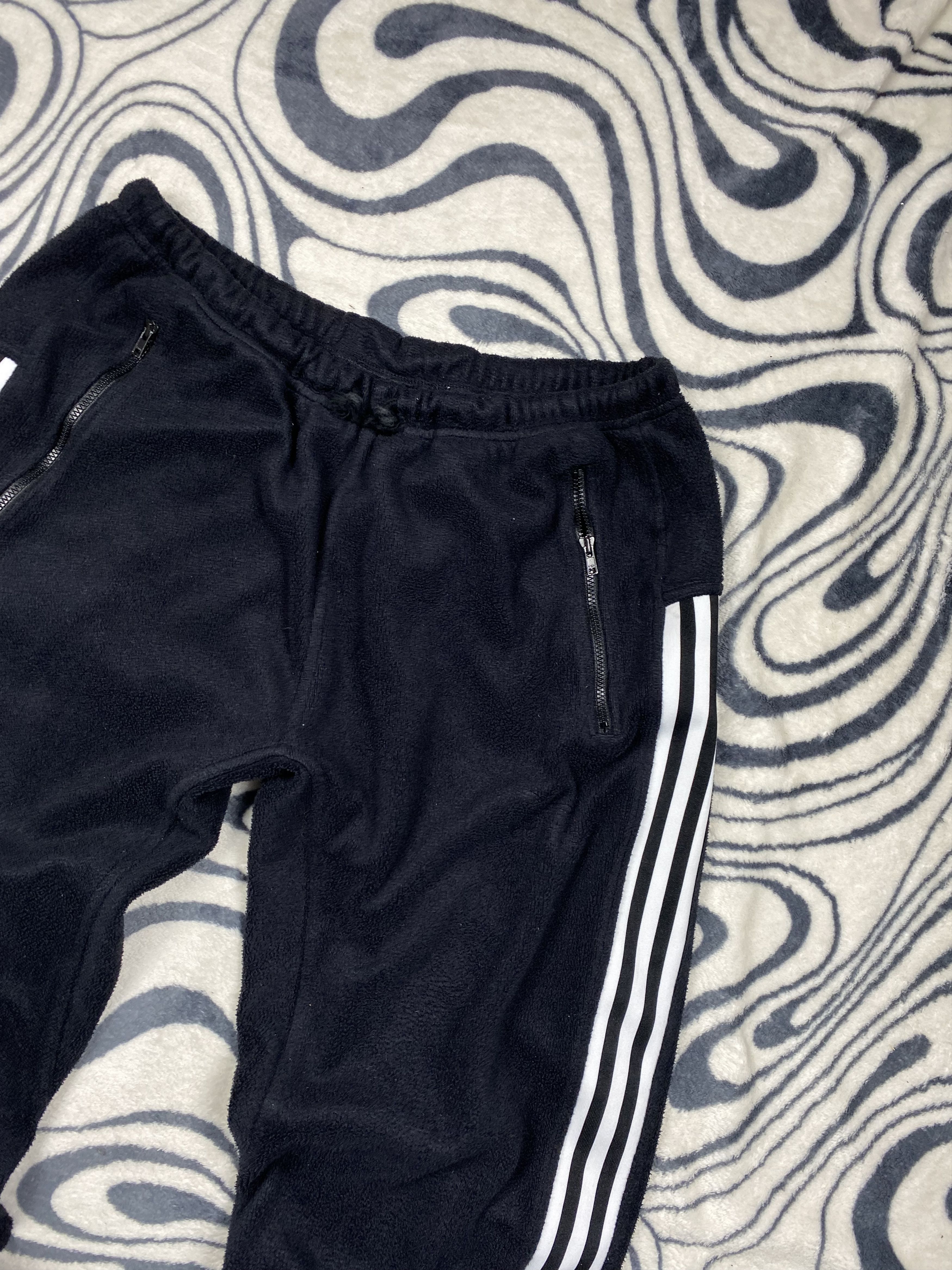 Adidas Adidas Mens Fleece Track Pants Y2K Drill Size US 32 / EU 48 - 2 Thumbnail