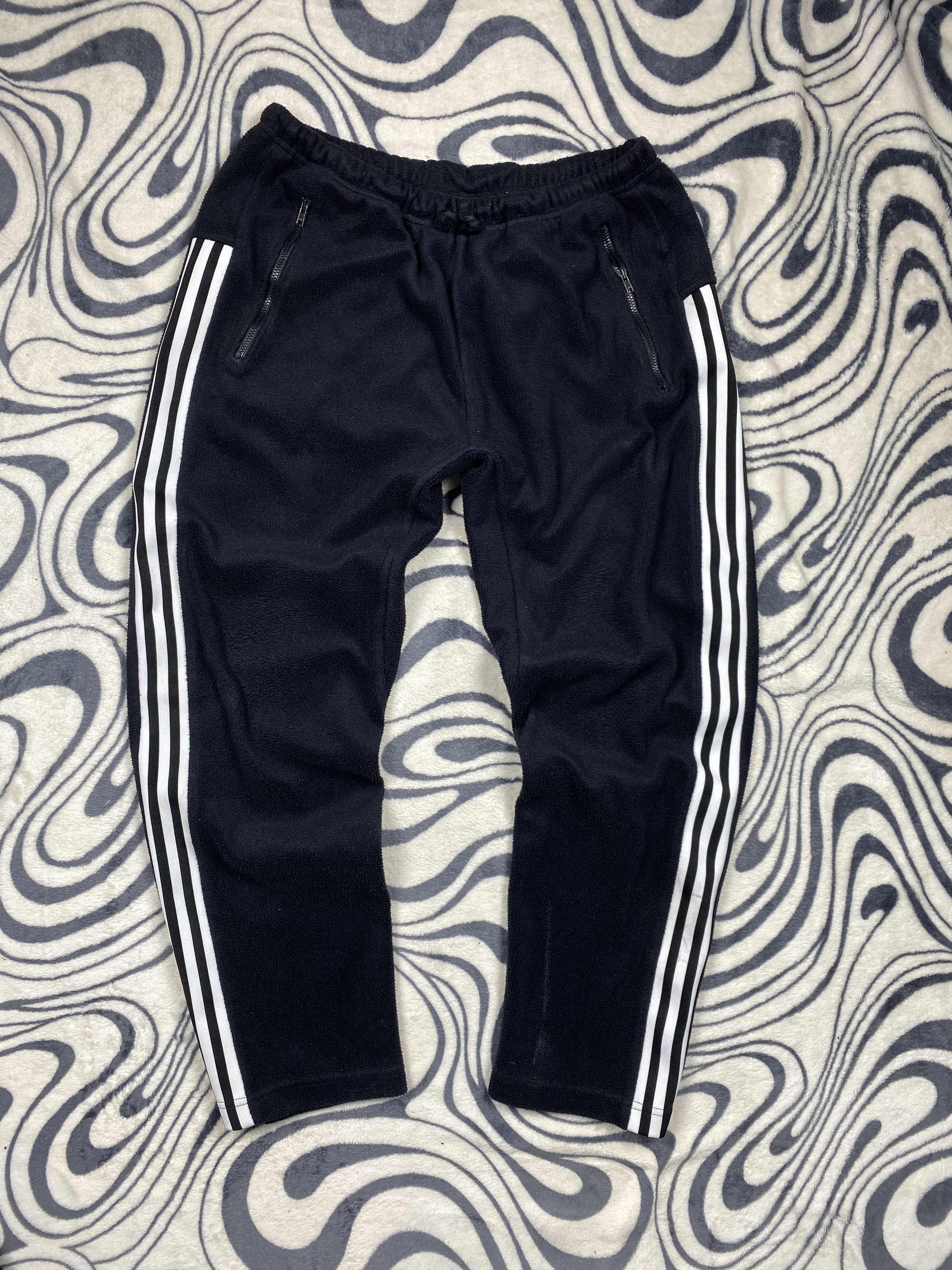Adidas Adidas Mens Fleece Track Pants Y2K Drill Size US 32 / EU 48 - 1 Thumbnail