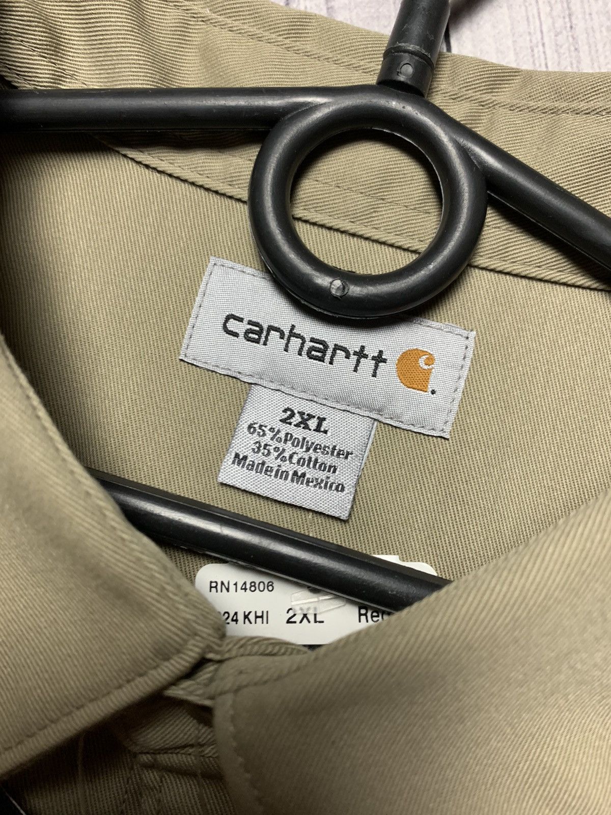 Vintage Carhartt Wip cotton shirt size XXL