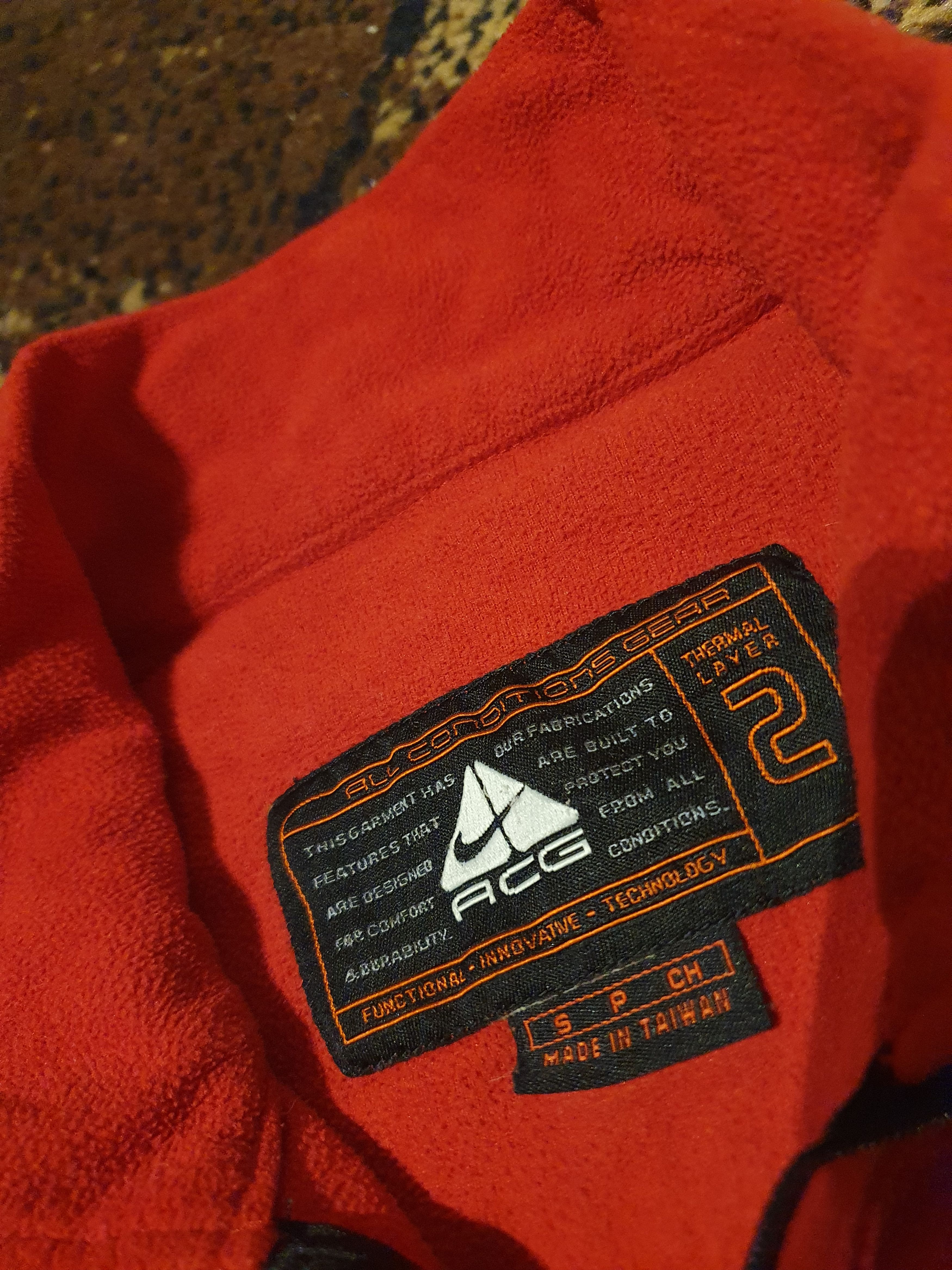 Nike ACG Nike ACG Thermal Layer 2 1/2 Zip Pullover Fleece Nike Fit,S Size US S / EU 44-46 / 1 - 7 Thumbnail