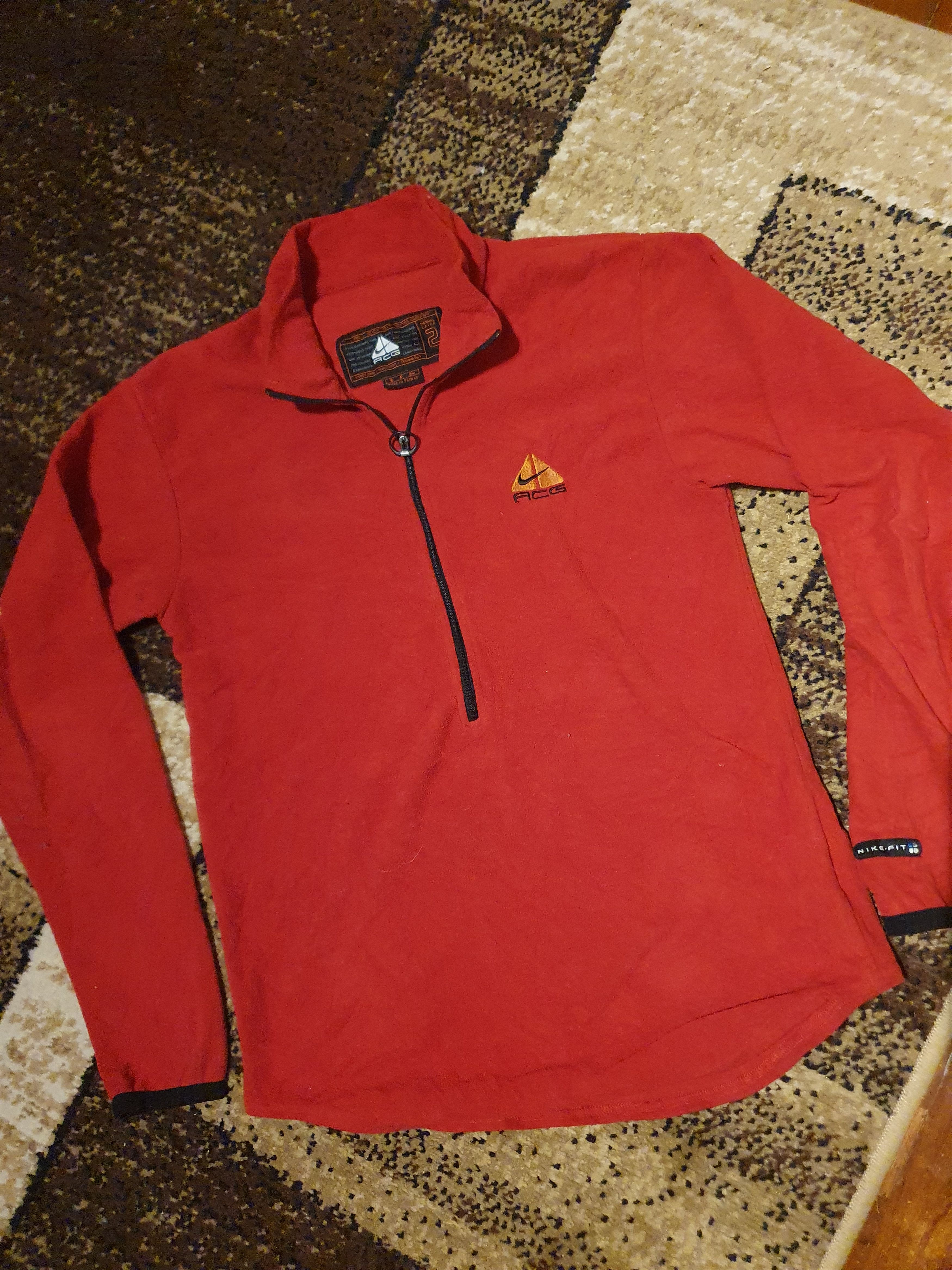 Nike ACG Nike ACG Thermal Layer 2 1/2 Zip Pullover Fleece Nike Fit,S Size US S / EU 44-46 / 1 - 1 Thumbnail