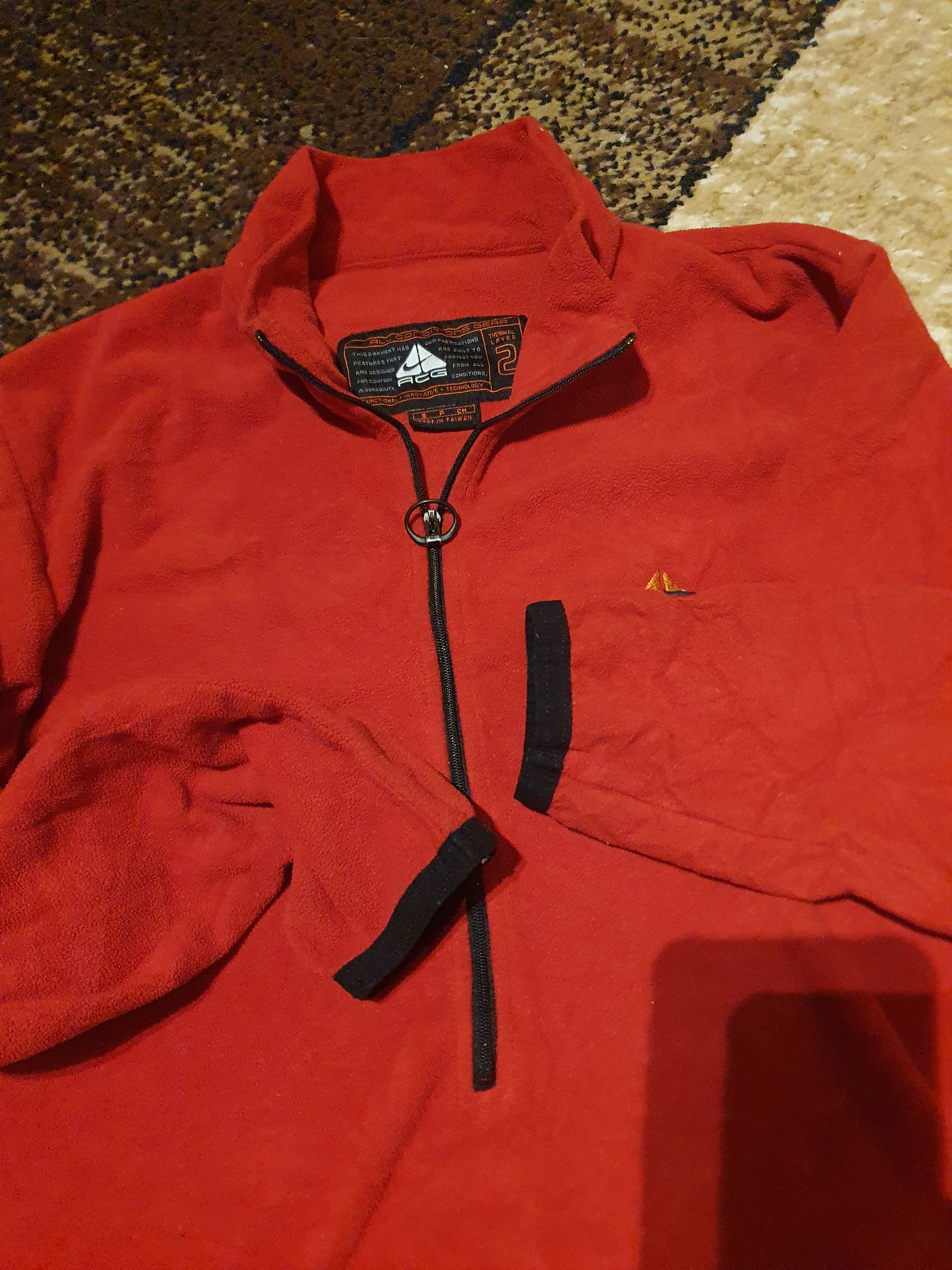 Nike ACG Nike ACG Thermal Layer 2 1/2 Zip Pullover Fleece Nike Fit,S Size US S / EU 44-46 / 1 - 12 Thumbnail