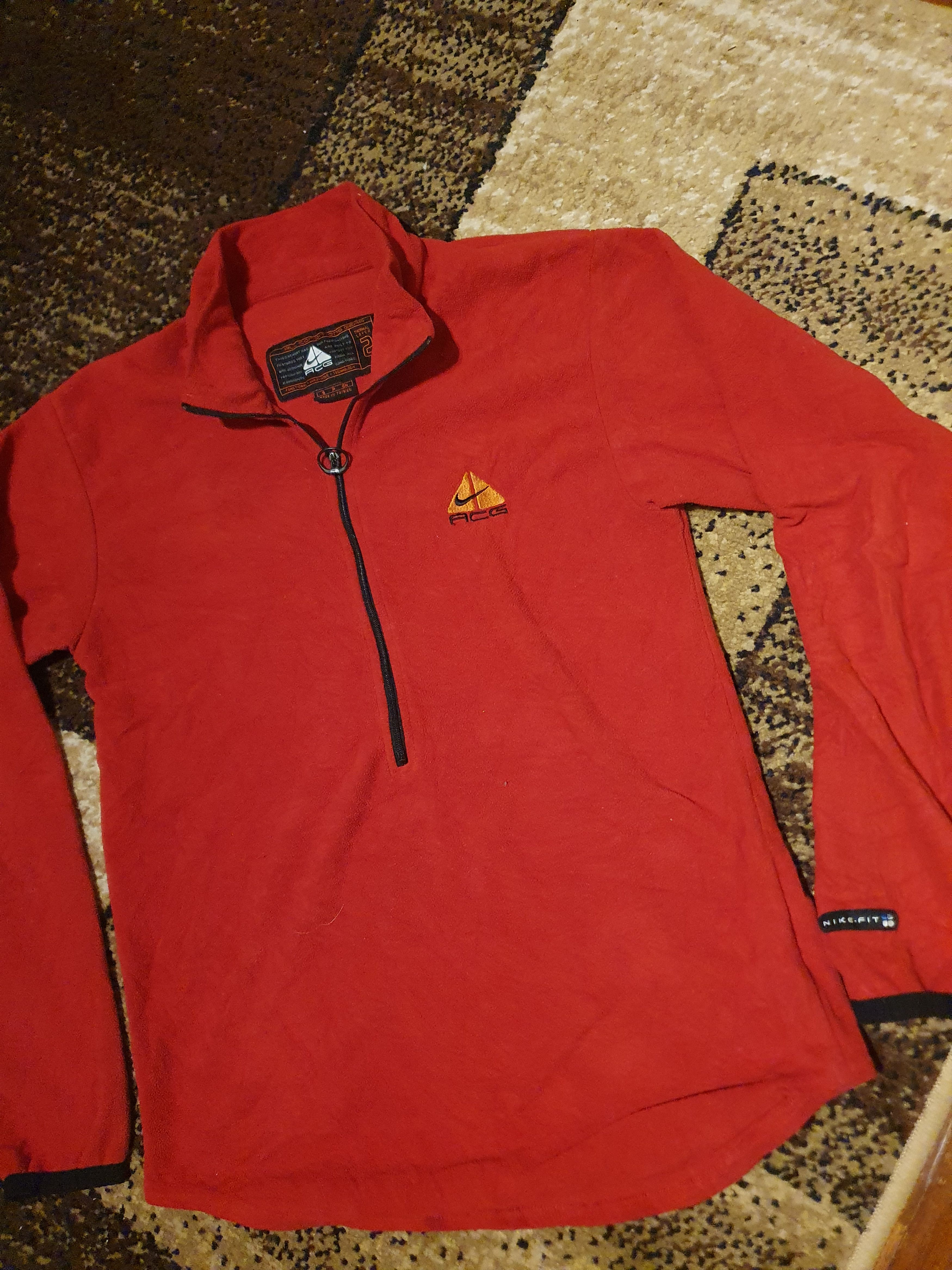 Nike ACG Nike ACG Thermal Layer 2 1/2 Zip Pullover Fleece Nike Fit,S Size US S / EU 44-46 / 1 - 2 Thumbnail