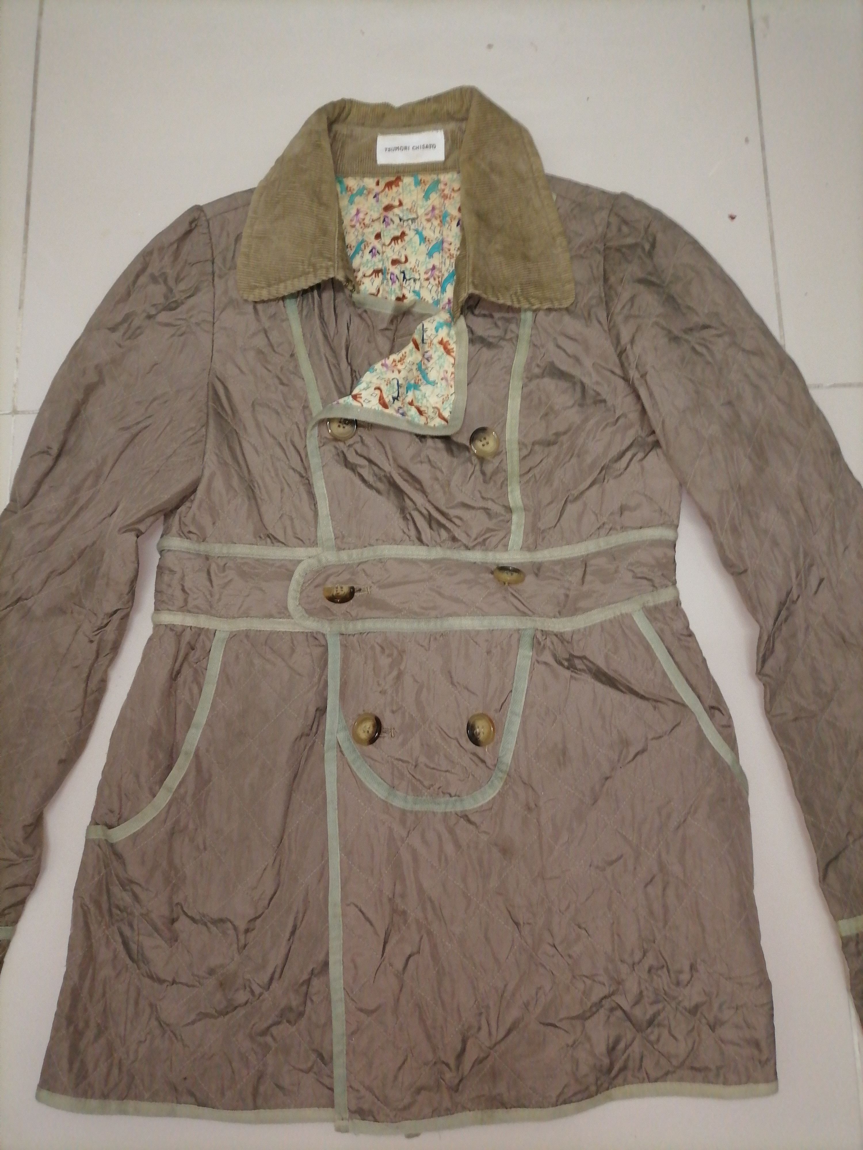Issey Miyake Tsumori Chisato Quilted Coat Jacket Size US M / EU 48-50 / 2 - 2 Thumbnail