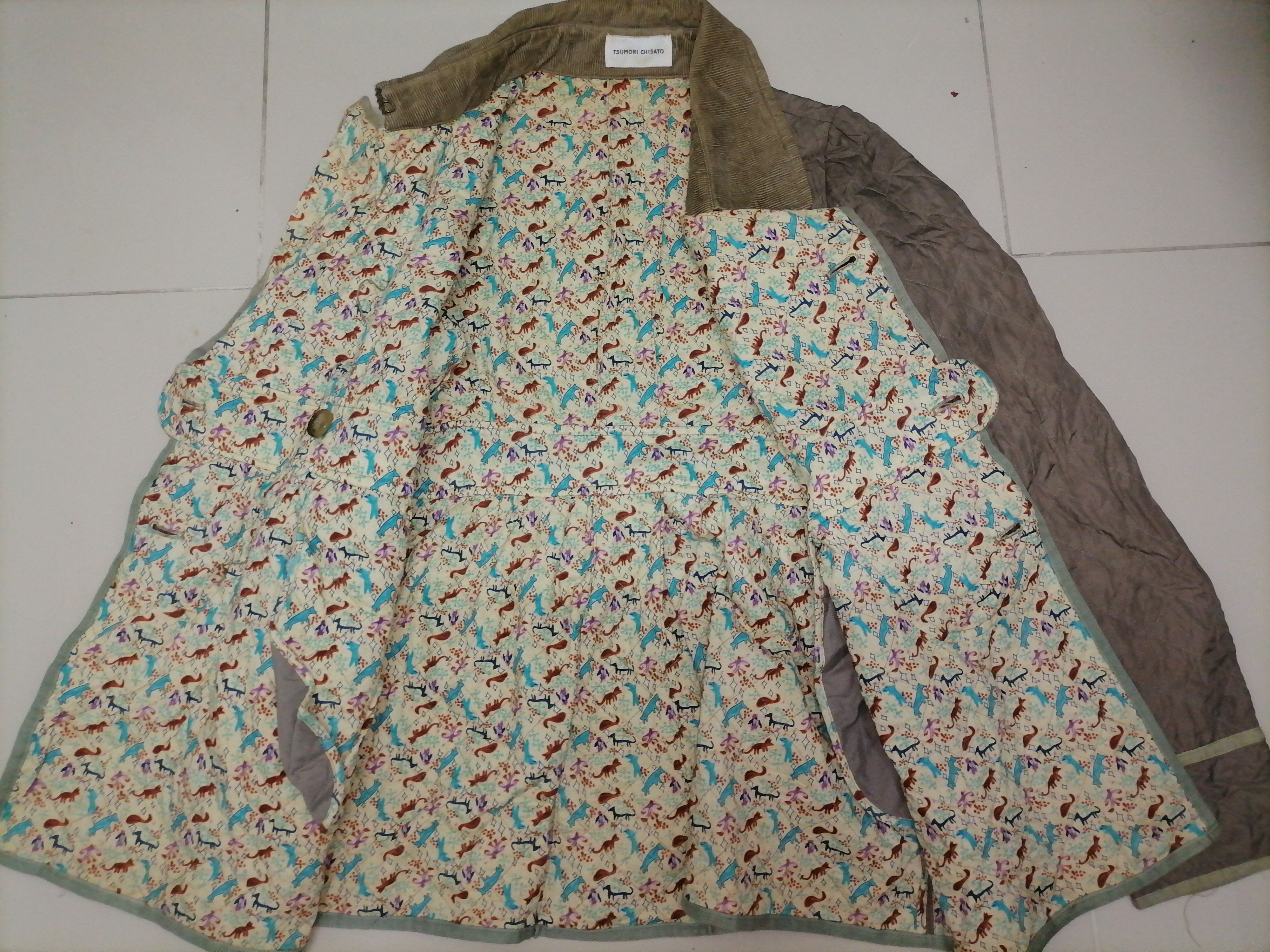 Issey Miyake Tsumori Chisato Quilted Coat Jacket Size US M / EU 48-50 / 2 - 3 Thumbnail