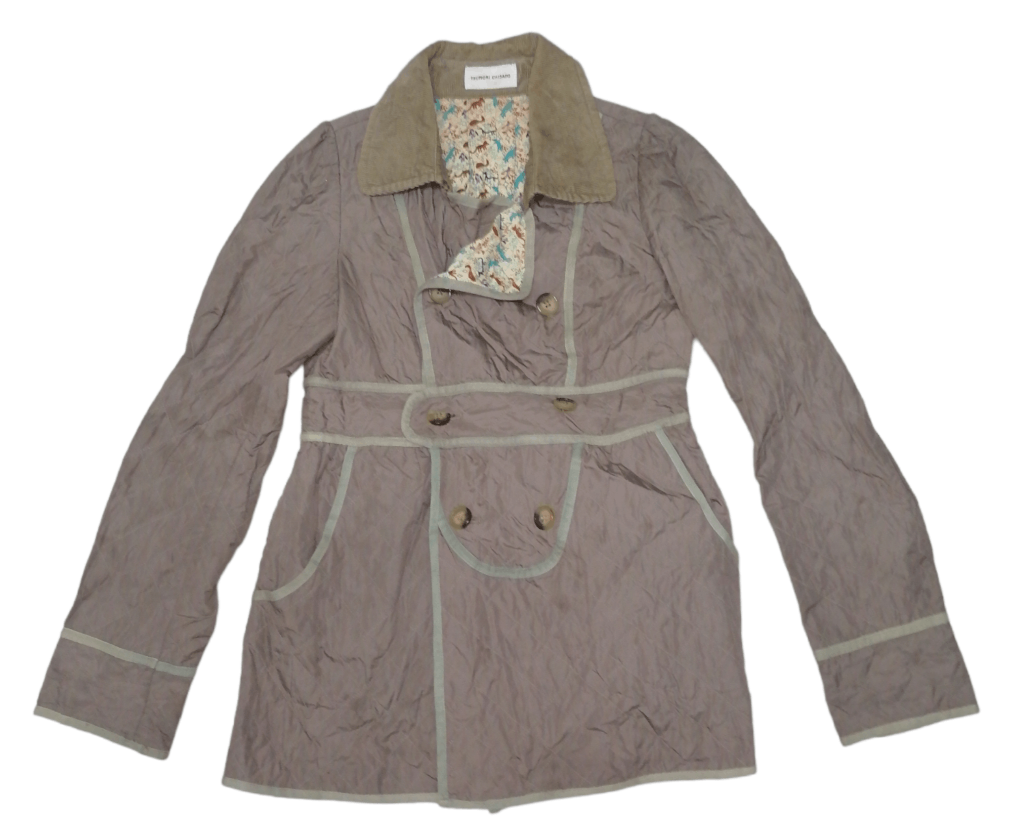 Issey Miyake Tsumori Chisato Quilted Coat Jacket Size US M / EU 48-50 / 2 - 1 Thumbnail