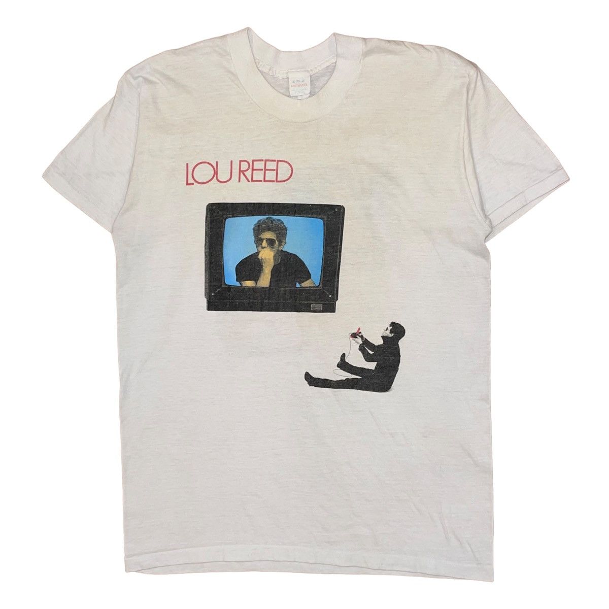 Band Tees × Vintage Vintage 80s Lou Reed “New Sensations” Tee