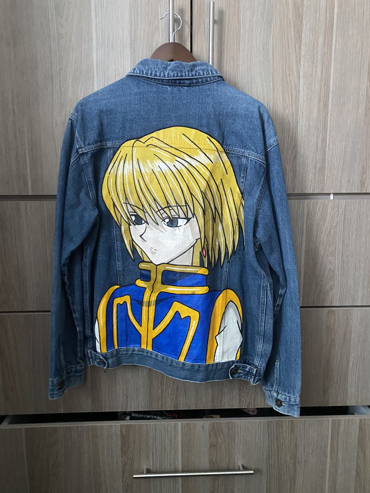 Custom Hand Made Hunter x Hunter Kurapika Denim Jacket