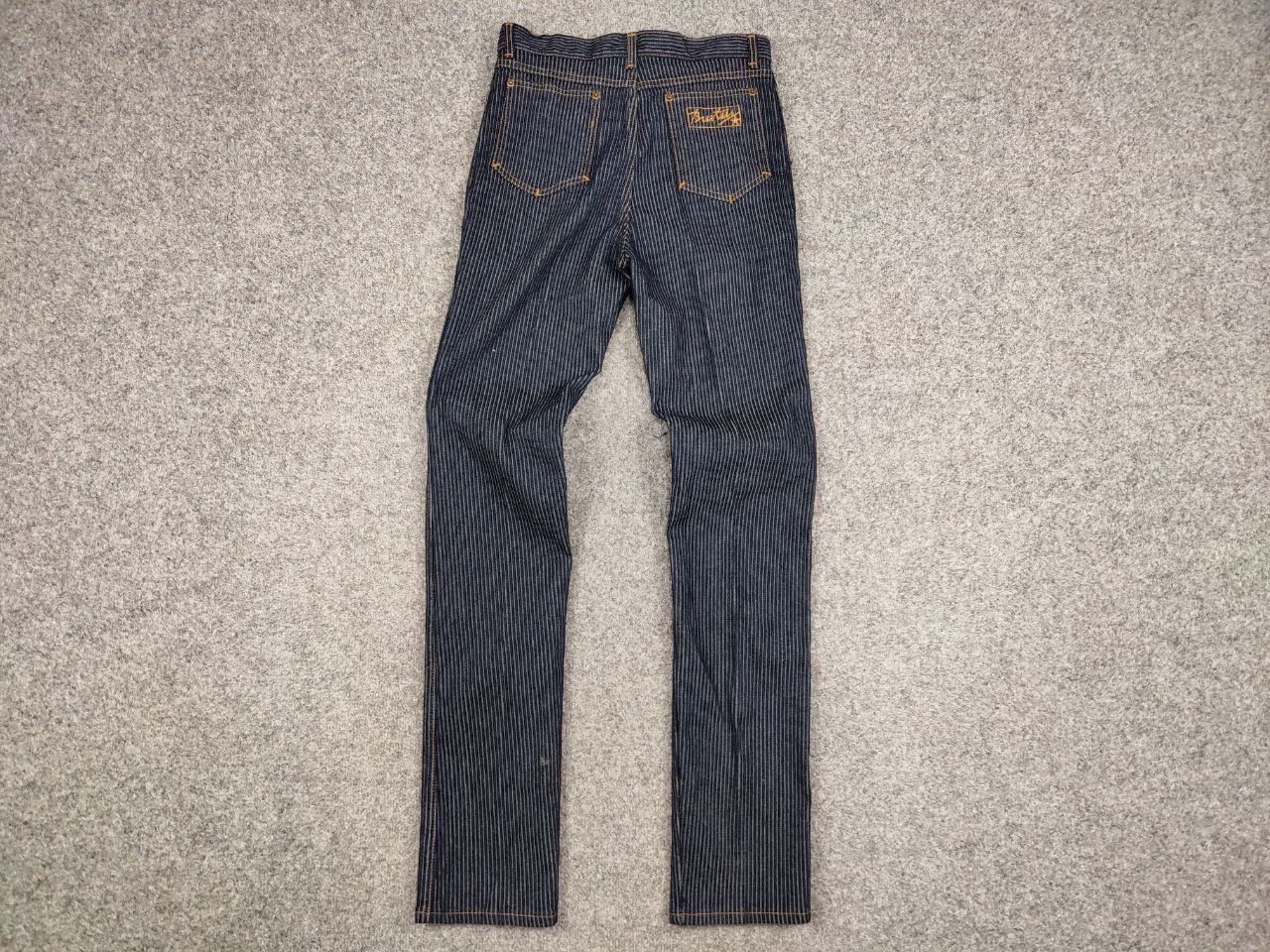 Japanese Brand Vintage 90's Japan Brutus Striped Denim Jeans Size US 31 - 12 Thumbnail