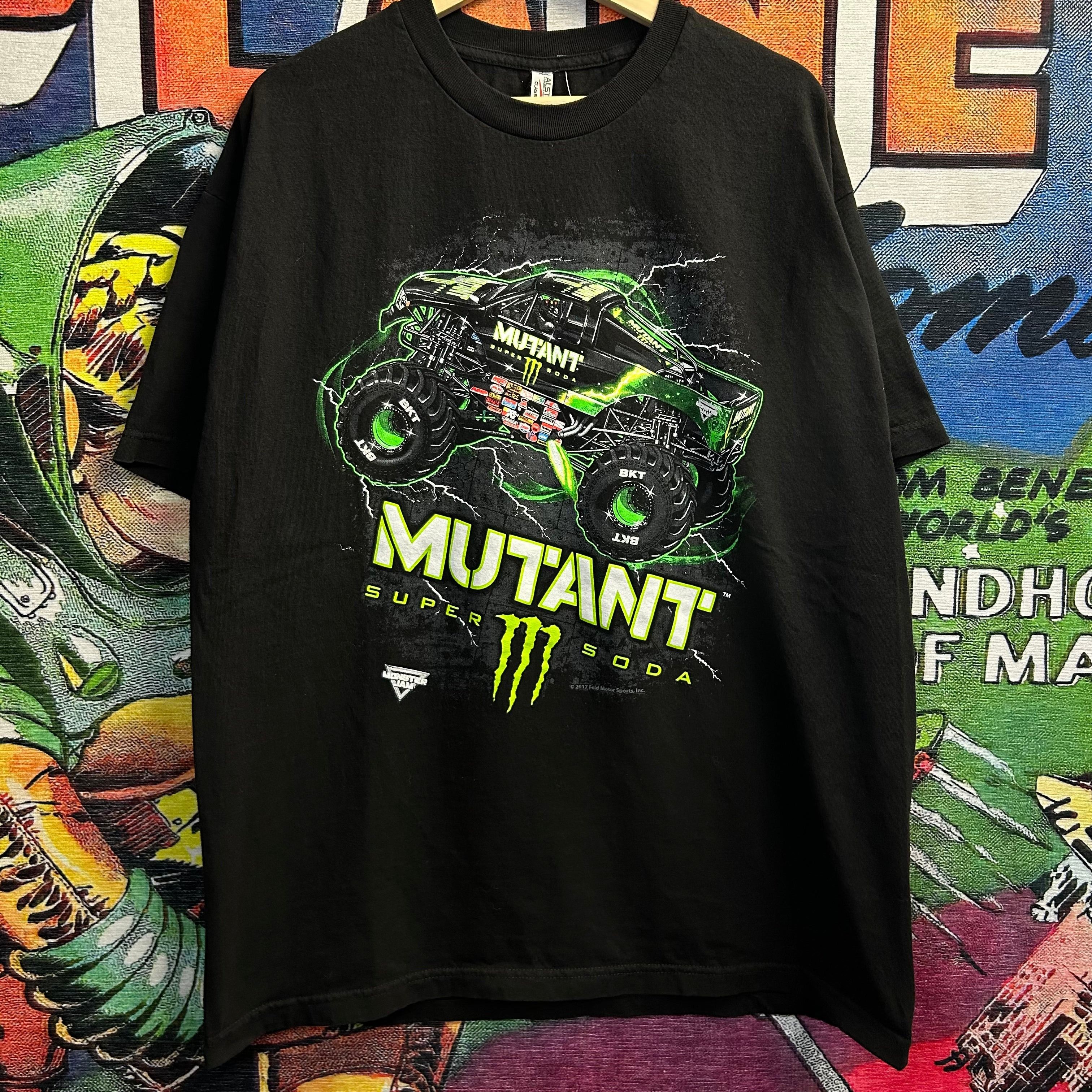 Streetwear Monster Energy Mutant Soda Monster Truck Tee Size XL