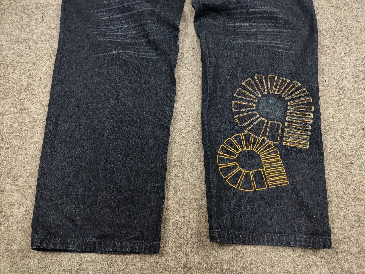 Akademiks Vintage 90's NEW Japan Akademiks Logo Hip Hop Denim Jeans Size US 36 / EU 52 - 15 Thumbnail