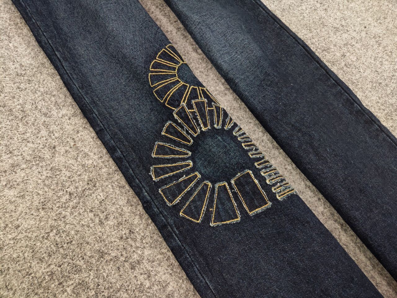 Akademiks Vintage 90's NEW Japan Akademiks Logo Hip Hop Denim Jeans Size US 36 / EU 52 - 8 Thumbnail