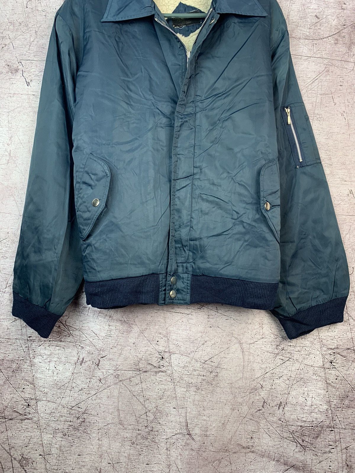 Vintage Vintage MA 1 Bomber Jacket Military Flyers Nylon Size US L / EU 52-54 / 3 - 8 Thumbnail