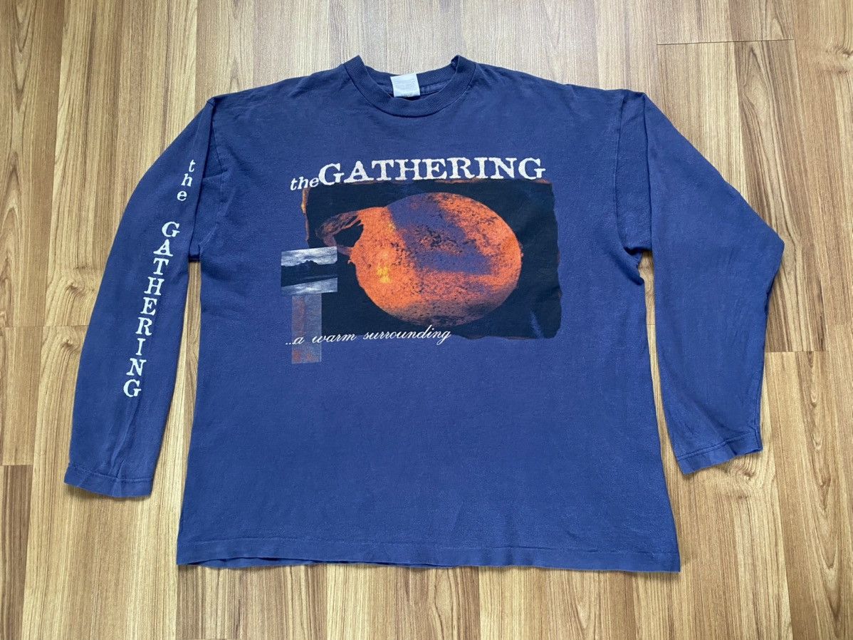 Band Tees Vintage The Gathering A Warm Surrounding Shirt Pink Floyd Size US XL / EU 56 / 4 - 1 Thumbnail