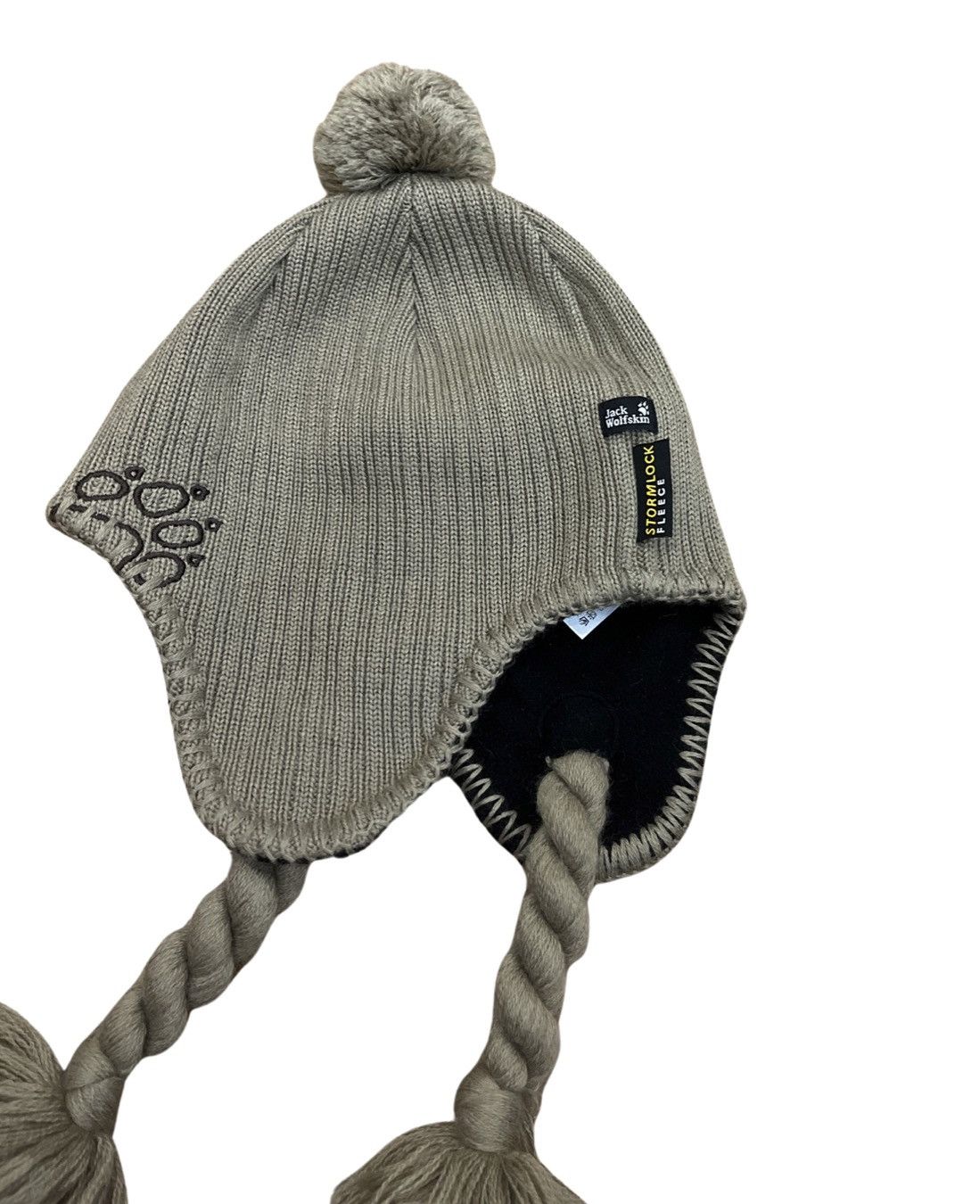 Jack Wolfskin Jack Wolfskin Pom Hat With Ears Size ONE SIZE - 2 Thumbnail