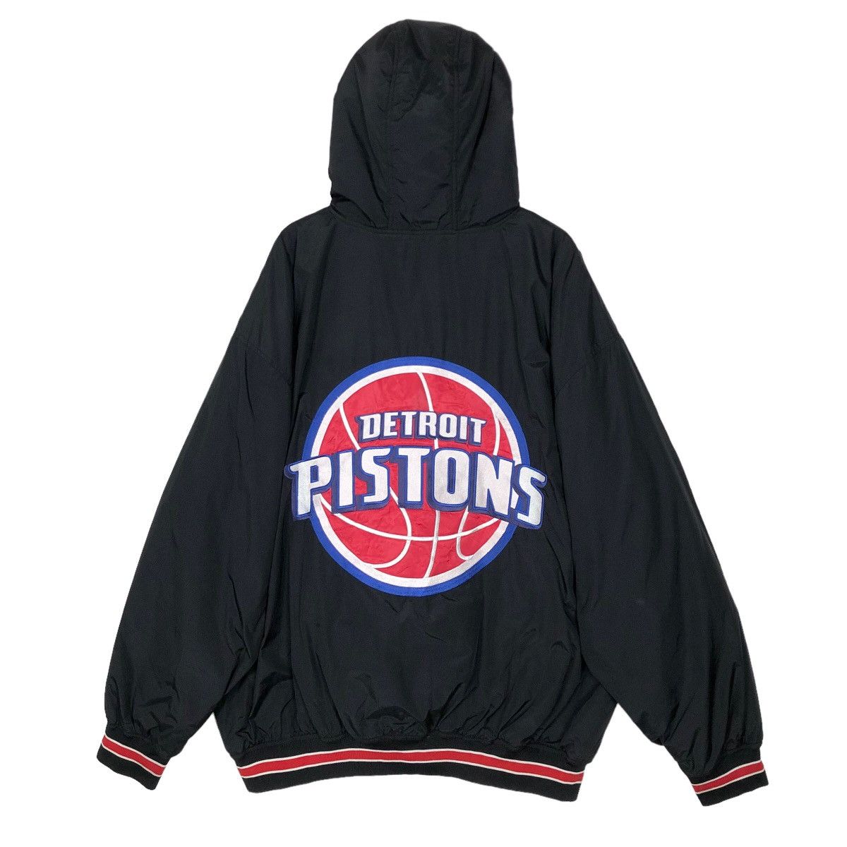 NBA Vintage NBA Detroit Pistons Nylon Varsity Jacket Big Logo Size US XXL / EU 58 / 5 - 1 Thumbnail