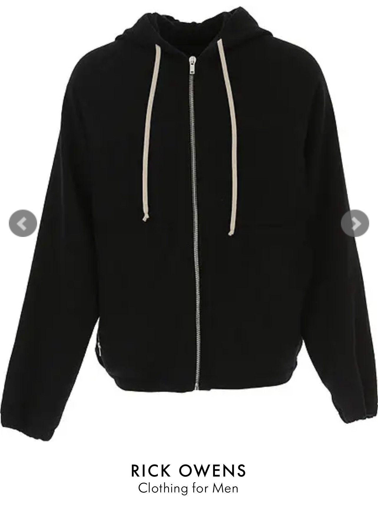 Rick Owens Rick Owens nylon baseball / rain jacket 1900 Grailed