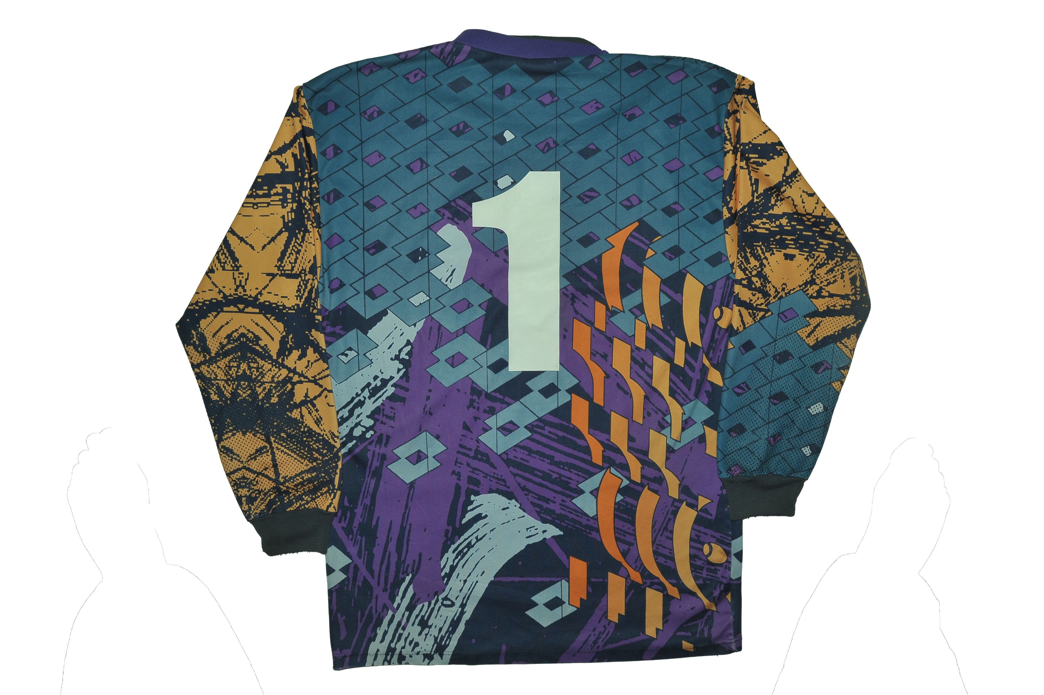 Lotto Sport Vintage 90s Lotto Goalkeeper Jersey Size US XL / EU 56 / 4 - 2 Thumbnail