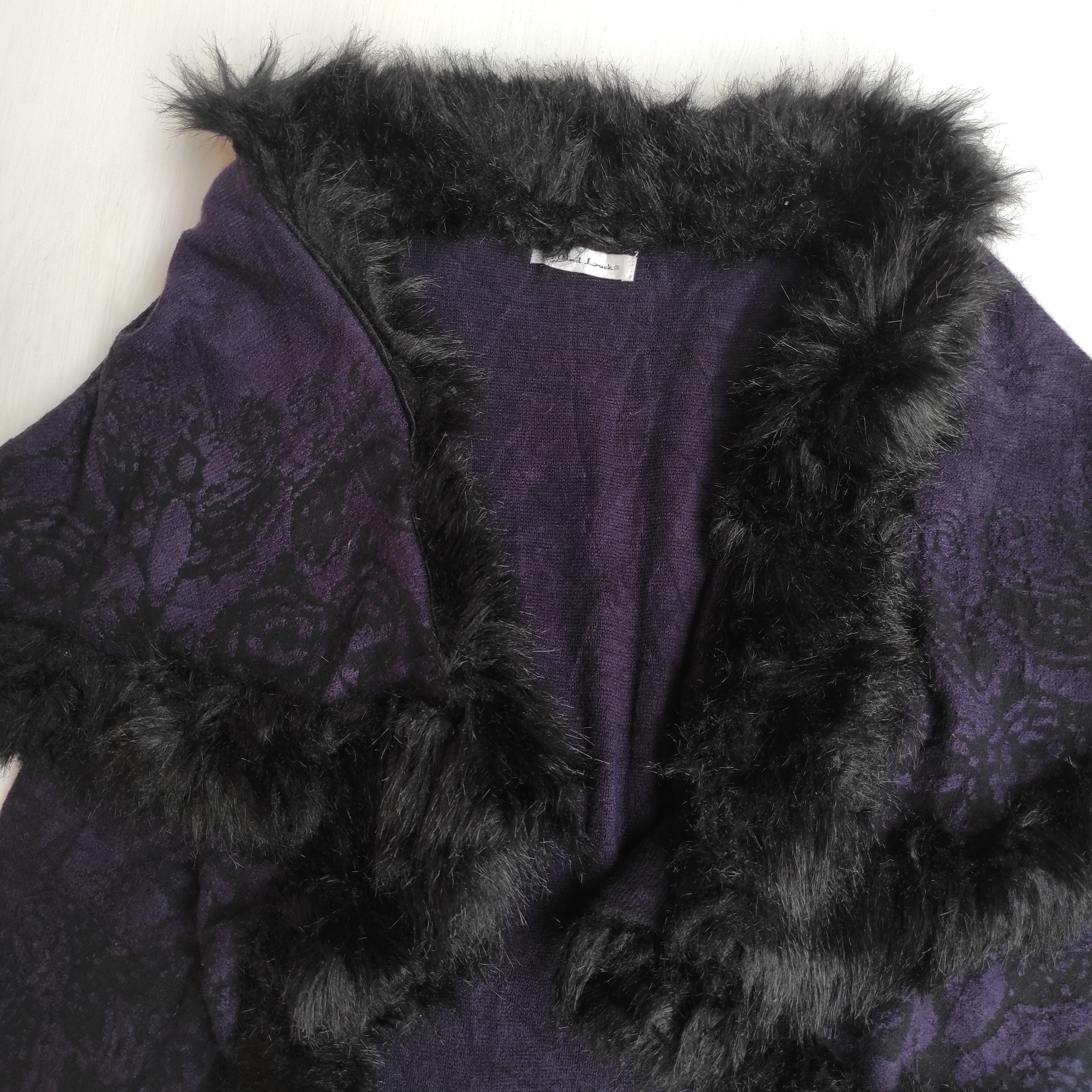 Hysteric Glamour Mind Luck Faux Fur Cardigan Size ONE SIZE - 7 Thumbnail