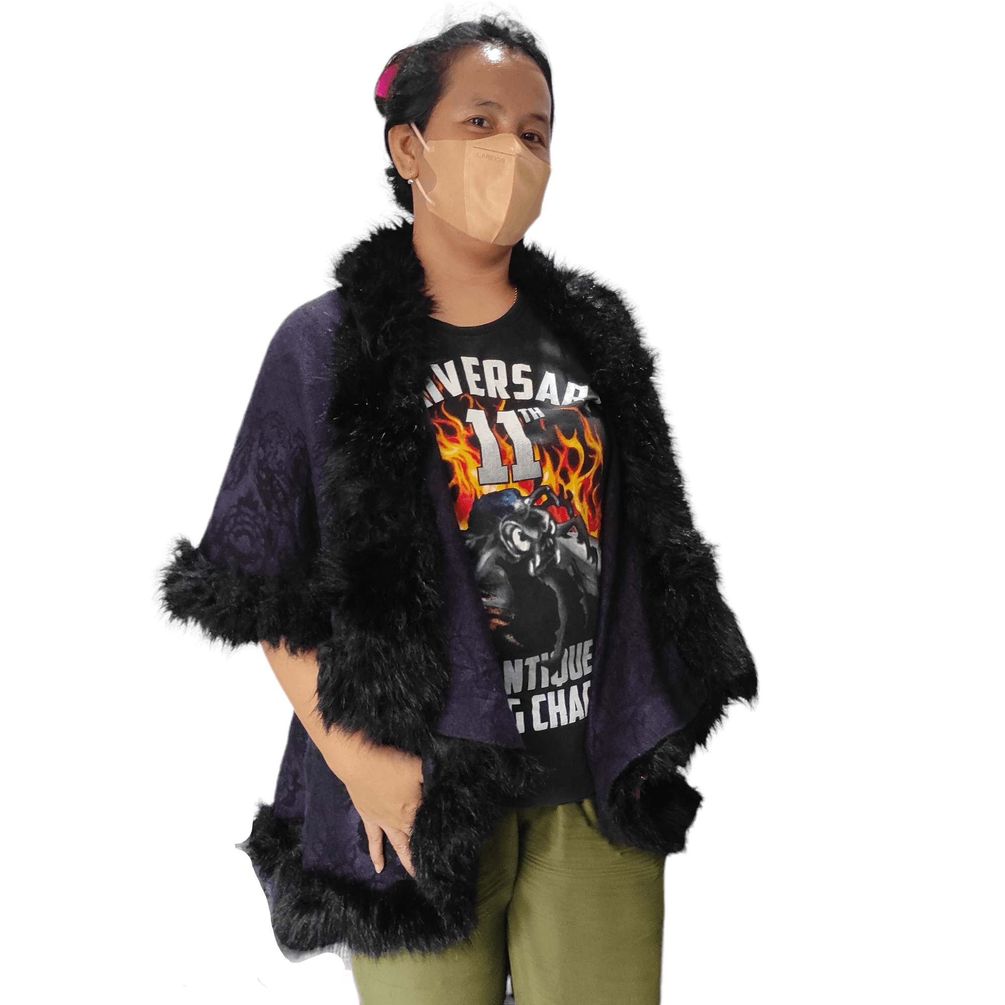 Hysteric Glamour Mind Luck Faux Fur Cardigan Size ONE SIZE - 3 Thumbnail