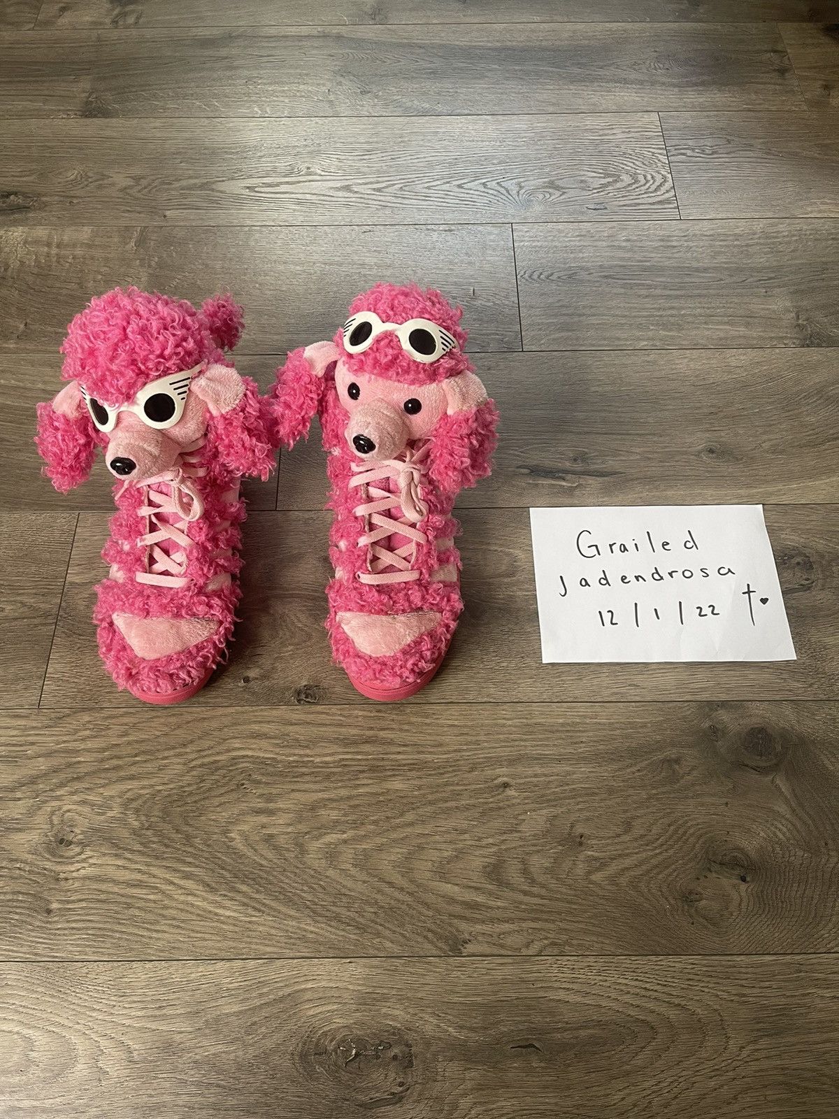 adidas pink poodle shoes