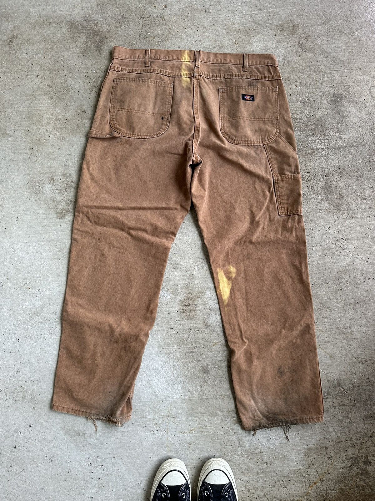 Dickies × Vintage Vintage Dickies Distressed stained carpenter pants Size US 36 / EU 52 - 1 Thumbnail